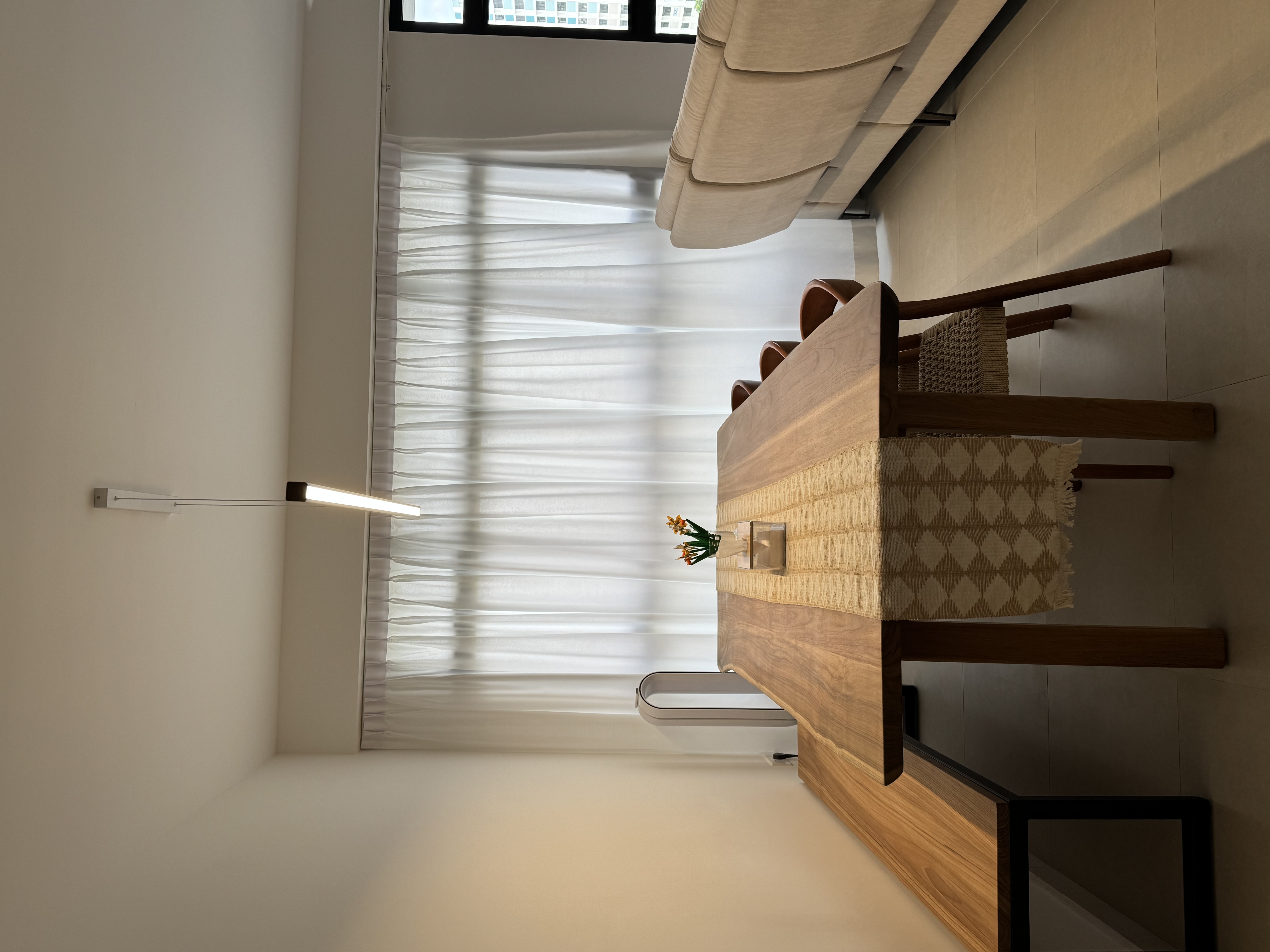 Our simple and cozy dining room