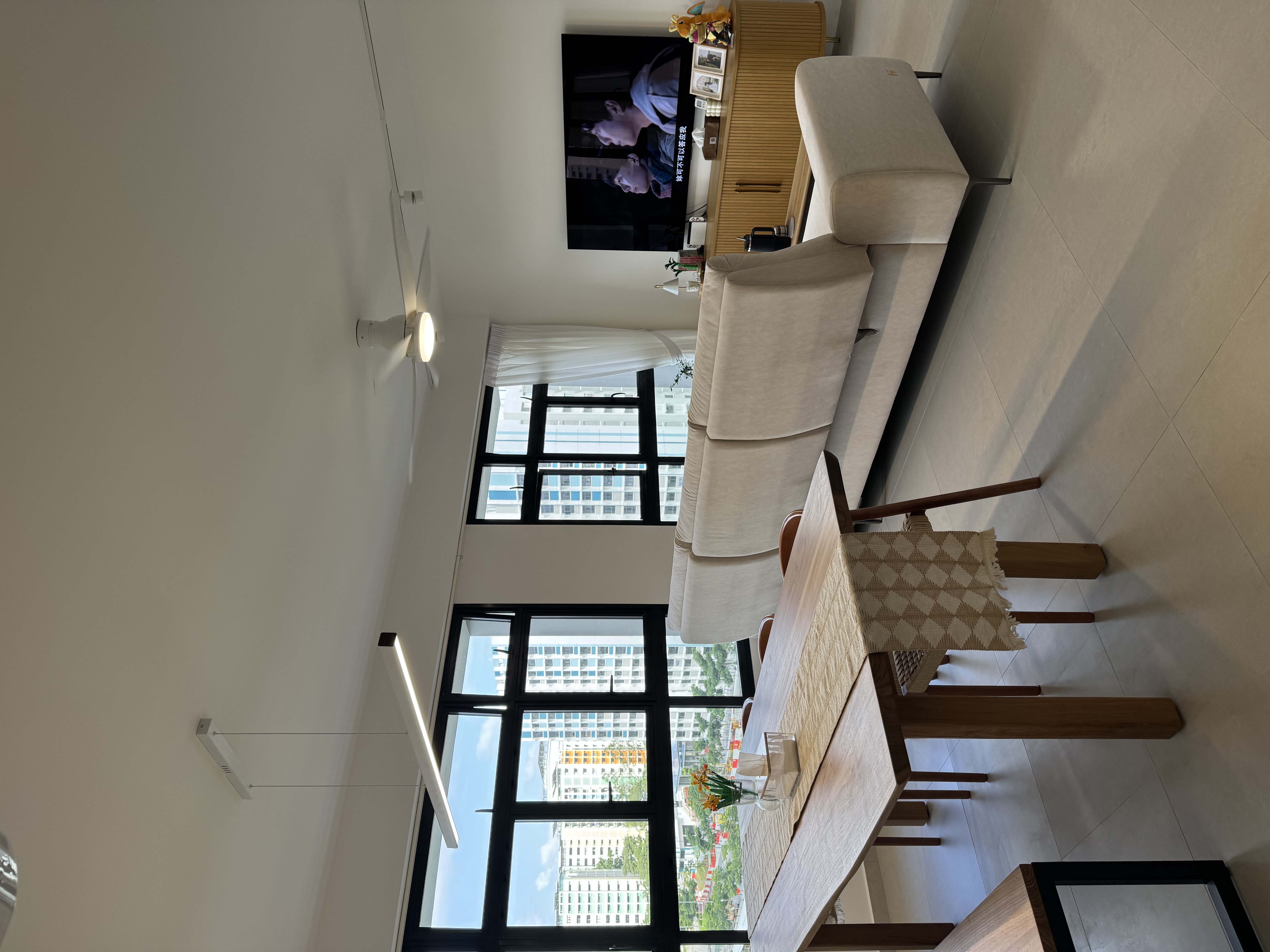 Our simple and cozy dining room