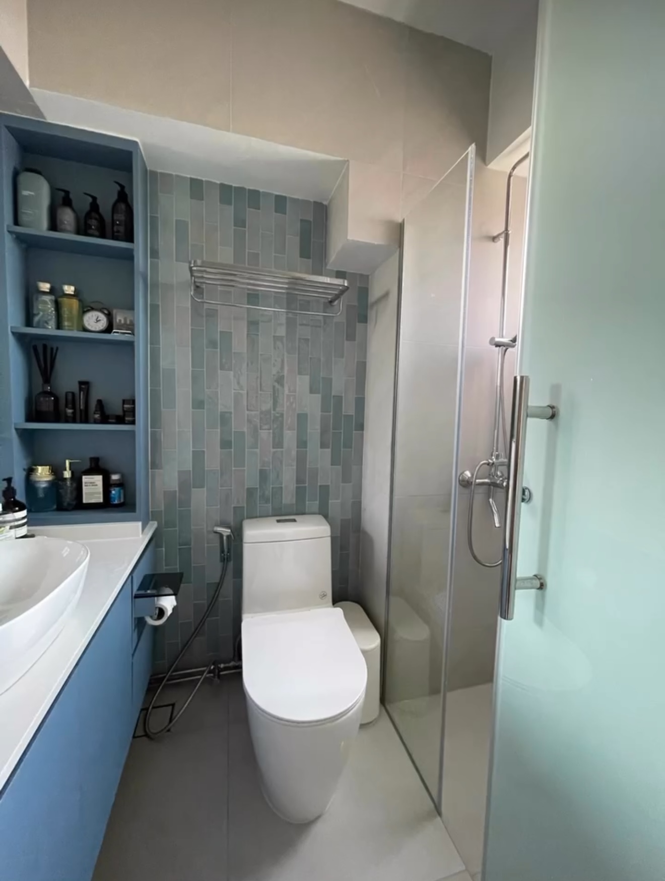 Waterfall Subway and Pink Mermaid Folklore Inspo for Modern Bathrooms