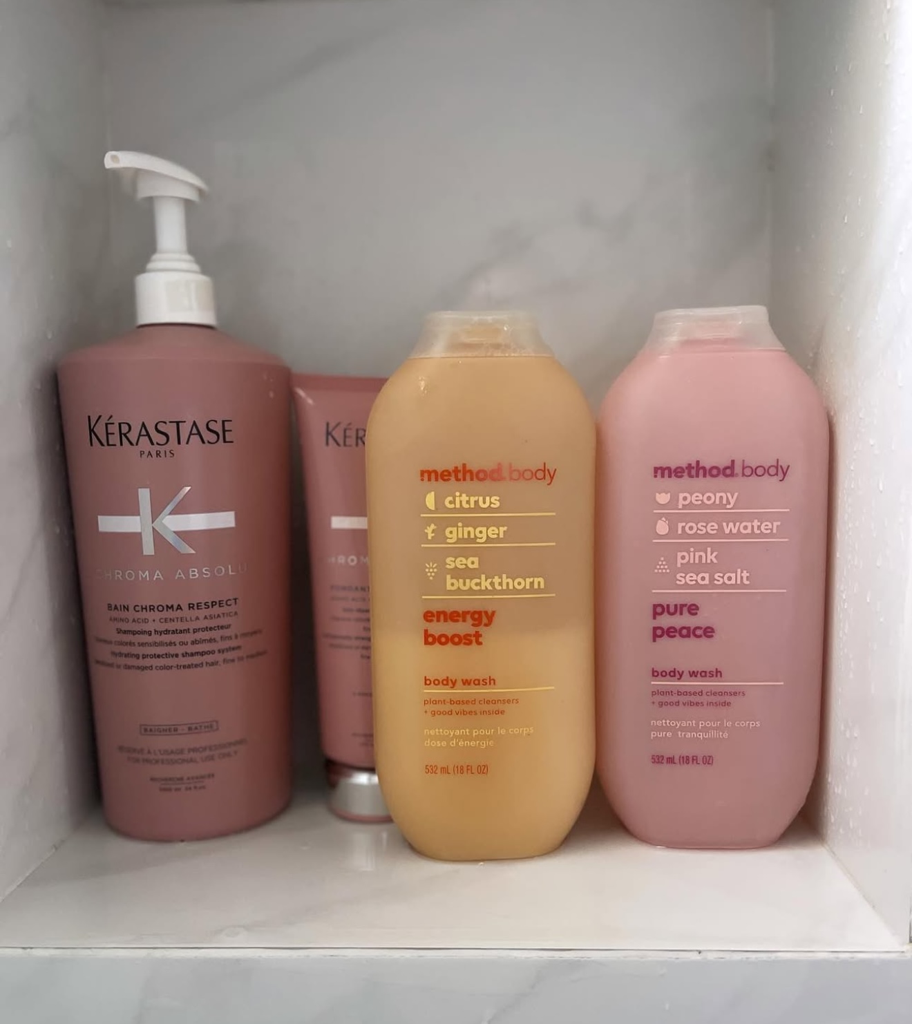 Waterfall Subway and Pink Mermaid Folklore Inspo for Modern Bathrooms