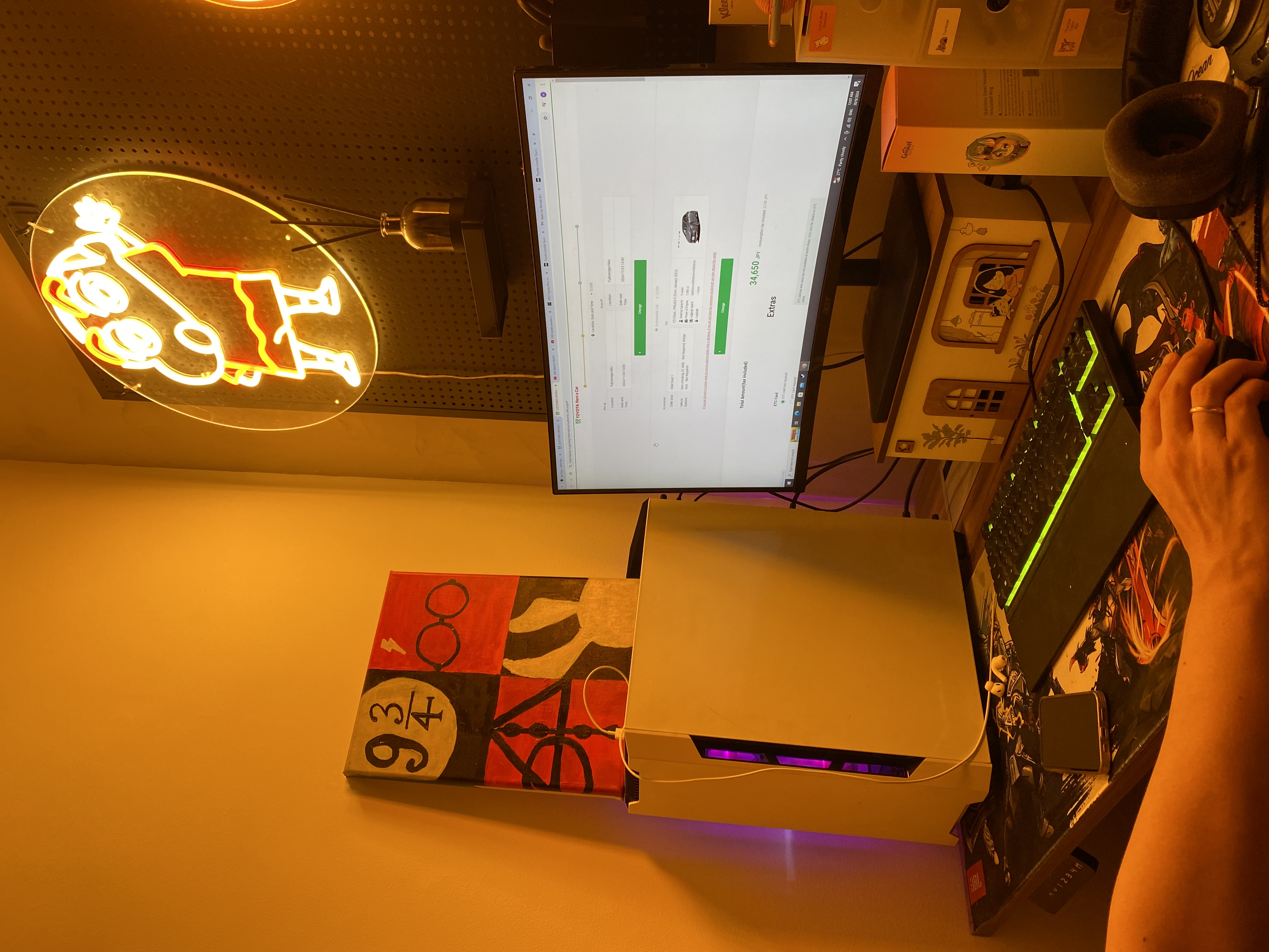 Re-organised: Our study area feels more spacious with a IKEA item!