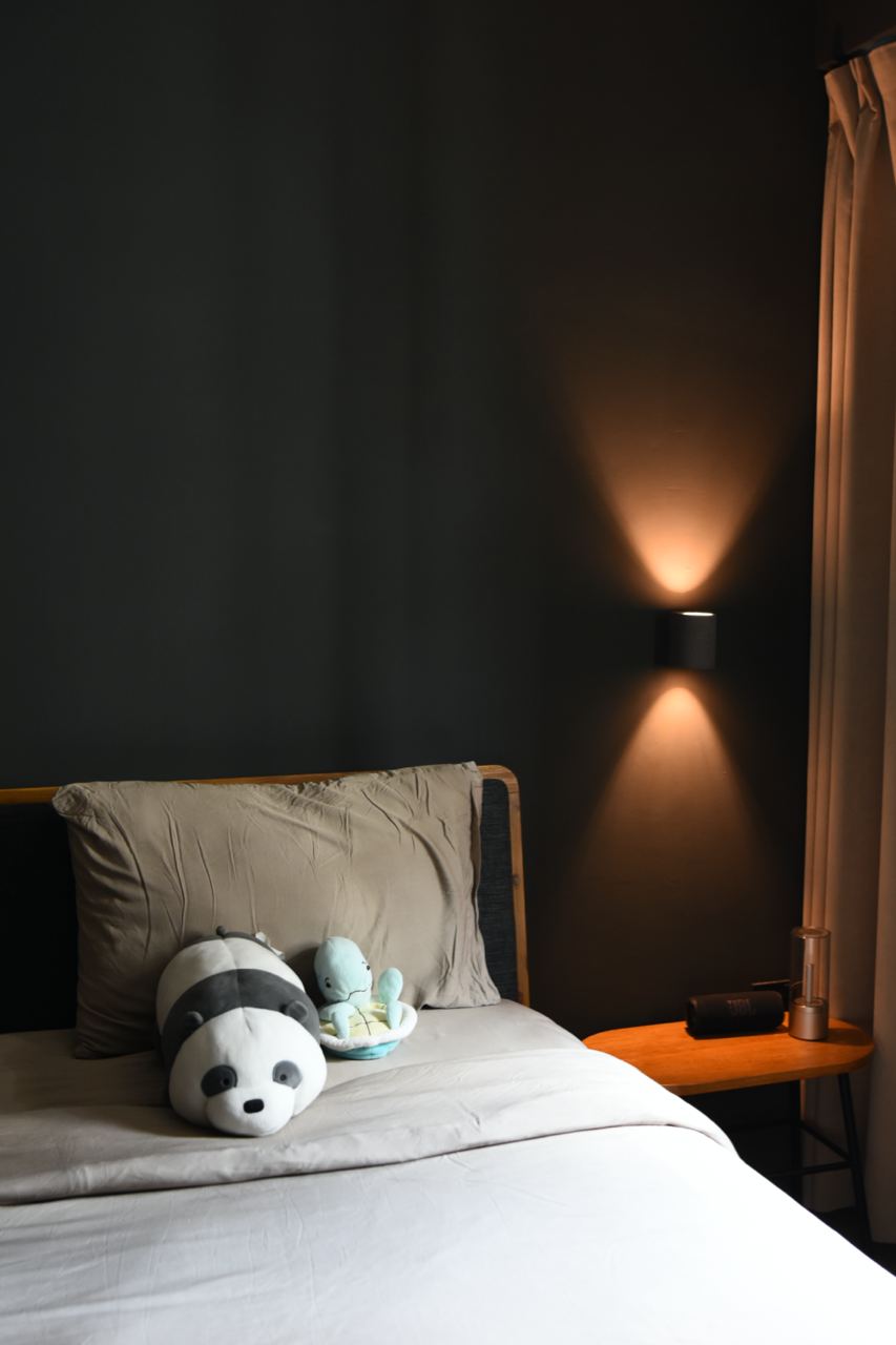 Our dark sanctuary: how we mixed light & dark into our space