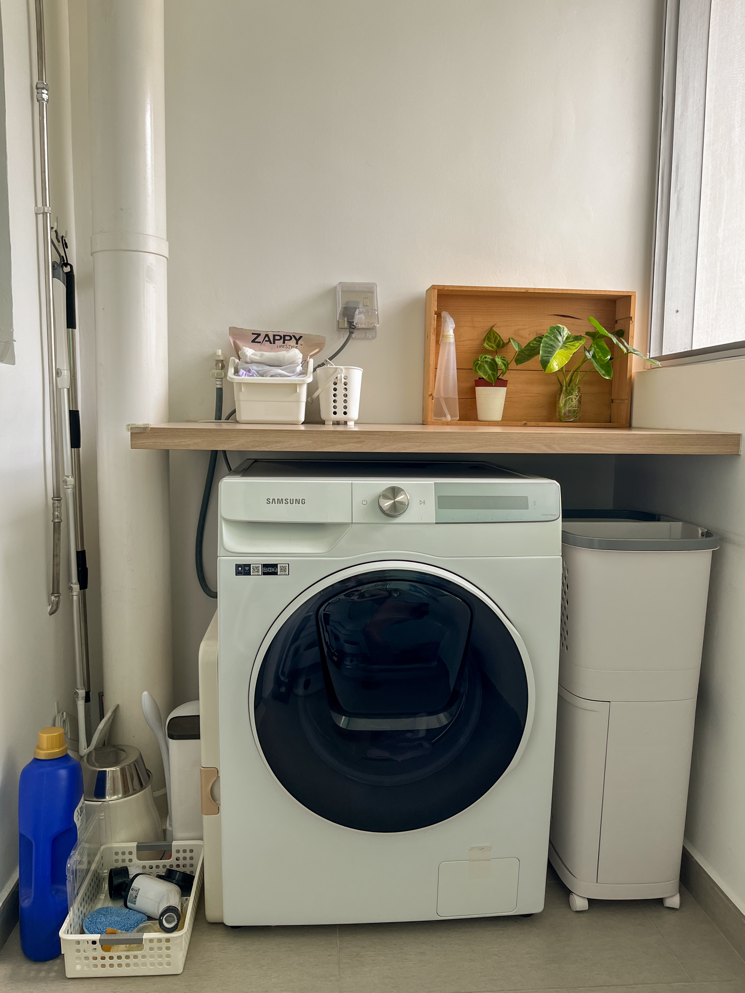 A Realistic 4-room BTO’s Service Yard 🧺🧼✨