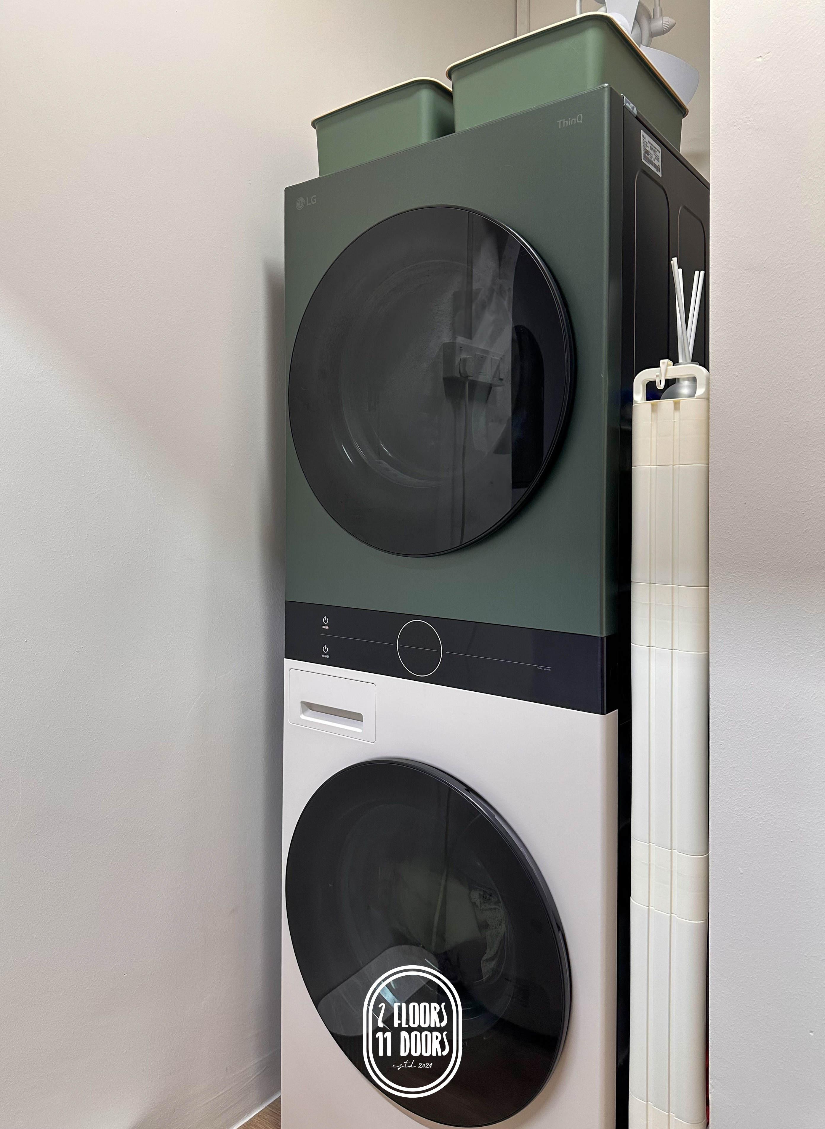 The Laundry Corner You Didn't See Coming - Our Smart Space Solution!