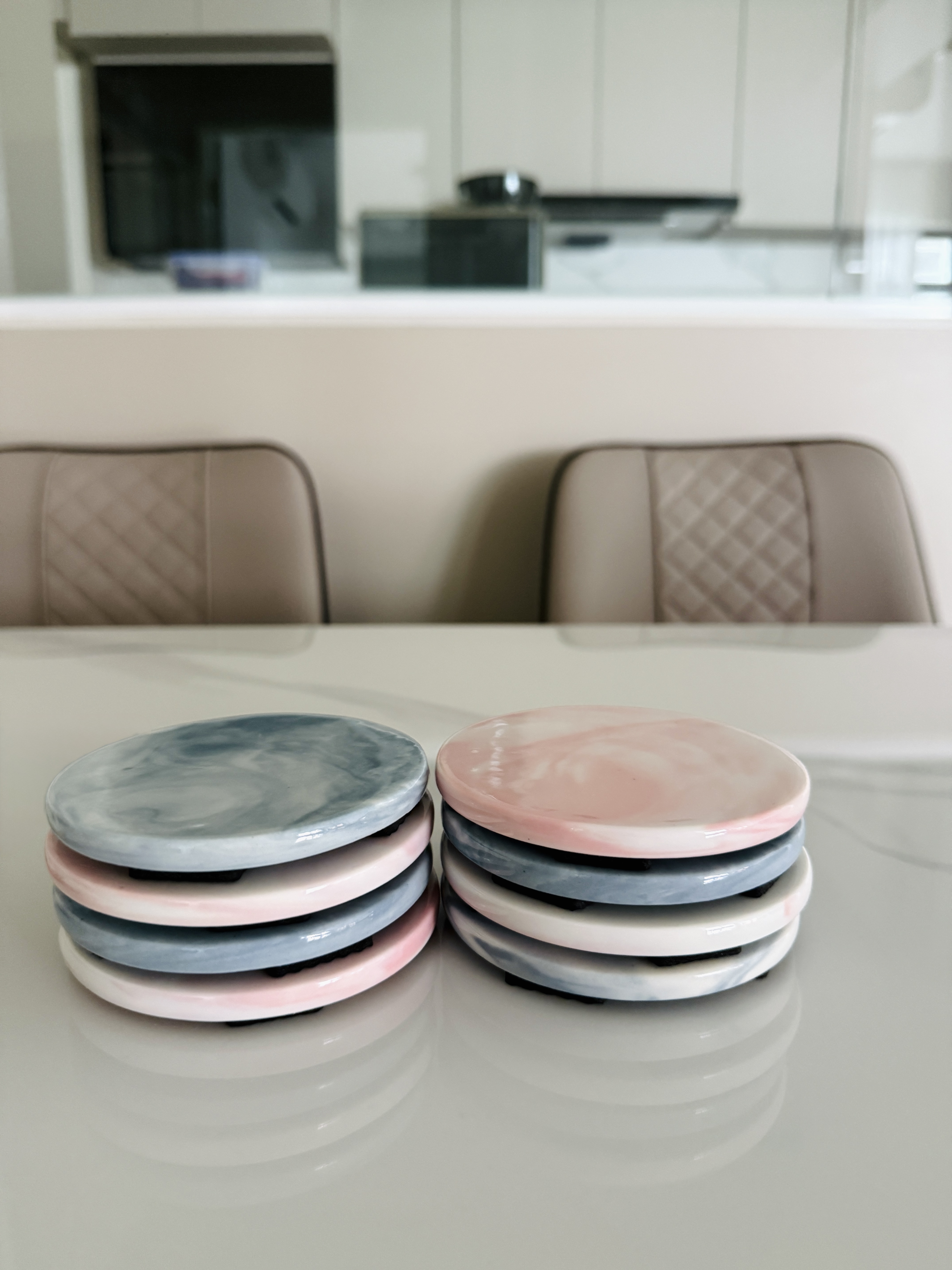 Simplicity yet classy and elegant dining area~