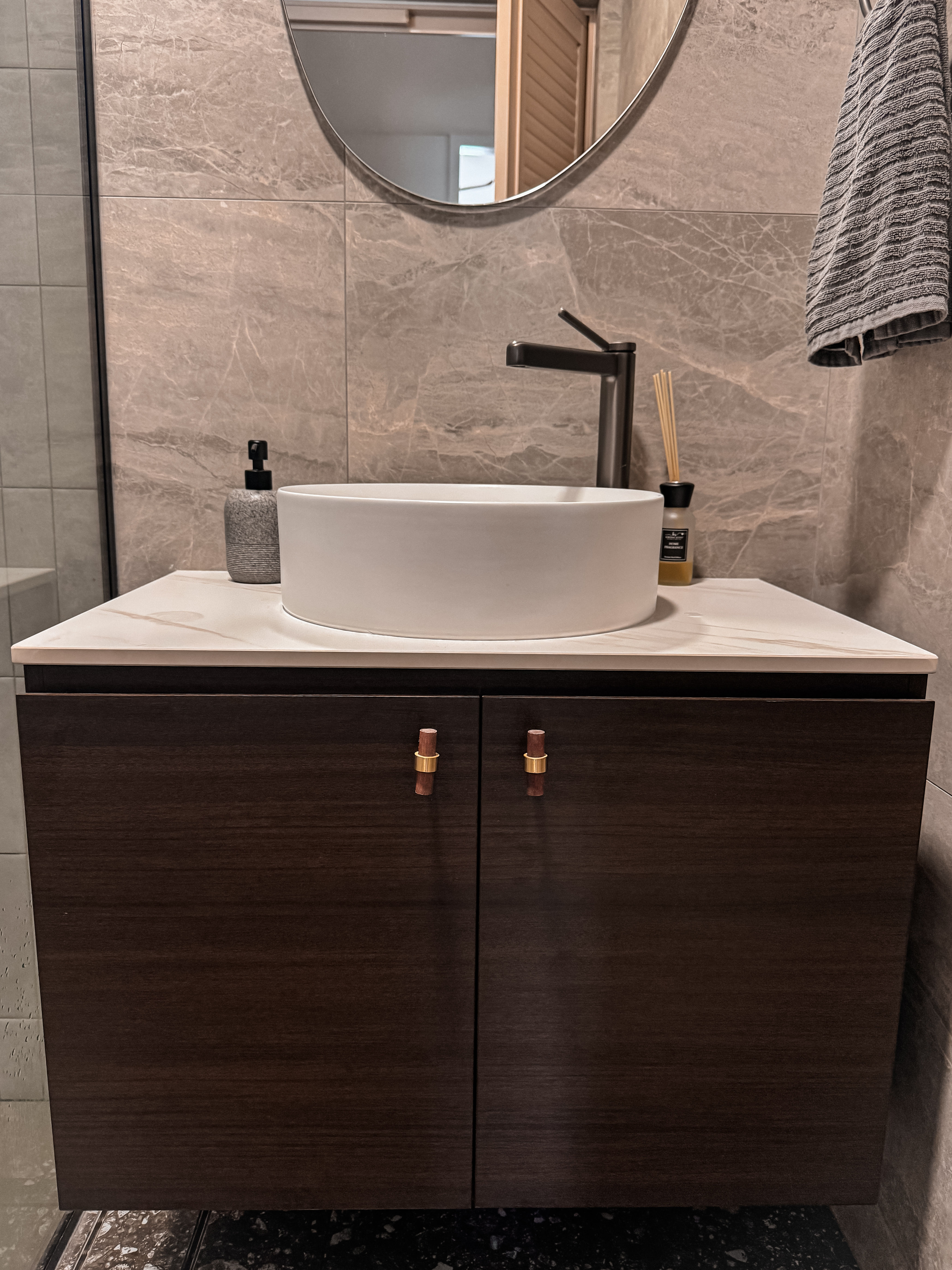 Stone, Wood & Gunmetal: A Peek Into Our Common Toilet