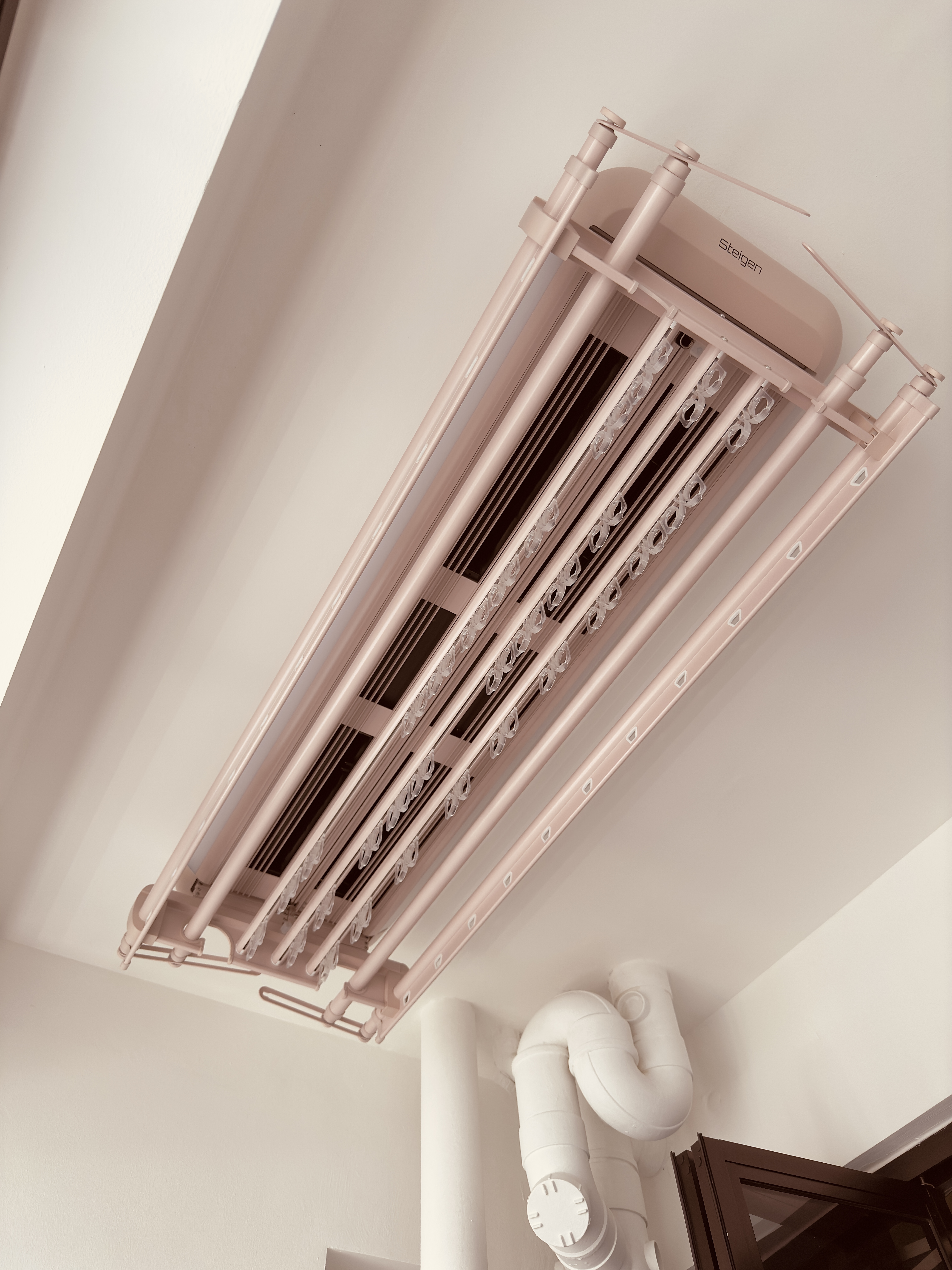 Our uncluttered and minimalistic service yard