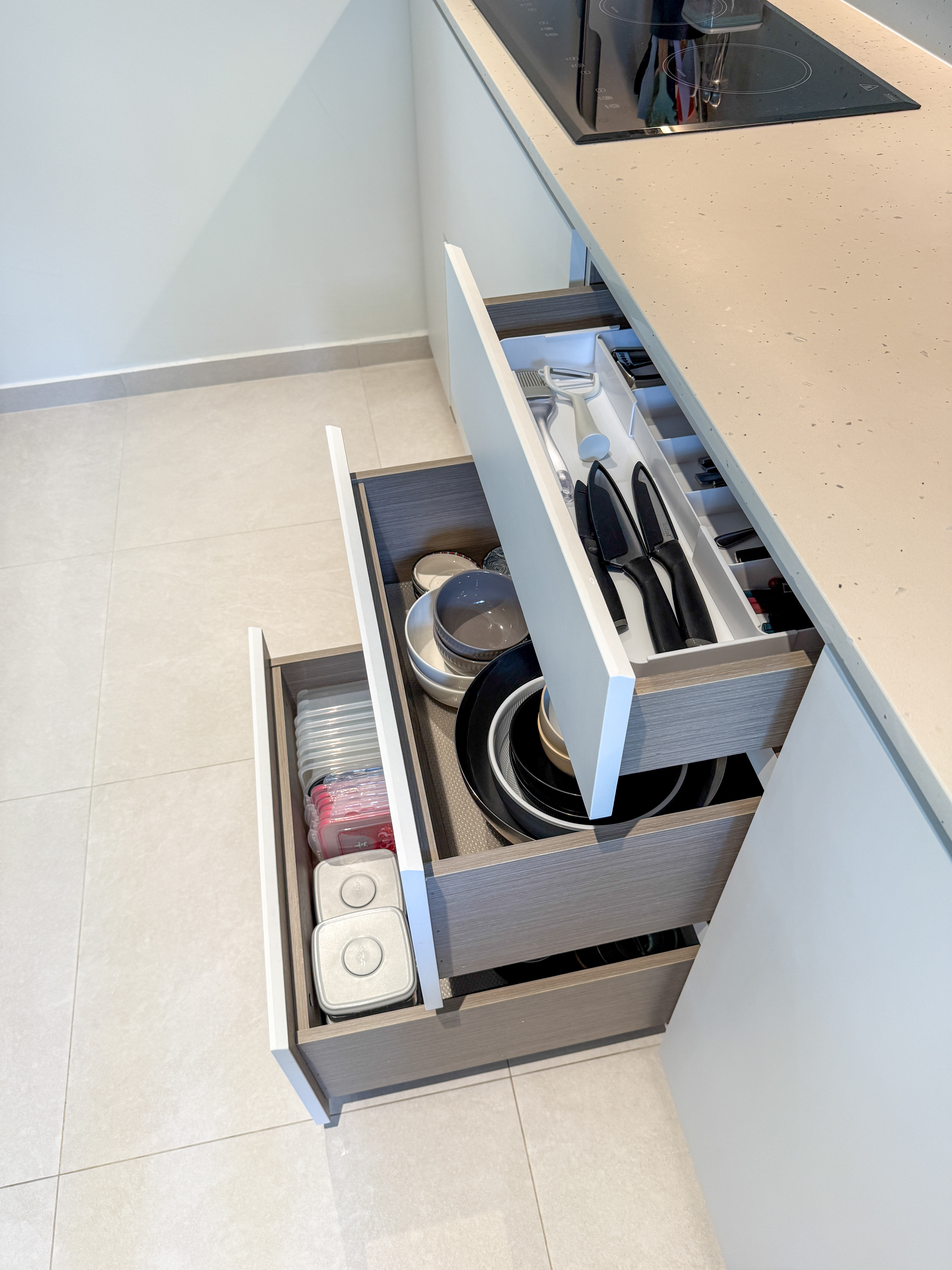 Kitchen Organisation Tips: From Vertical Drawers to Cabinets ✨