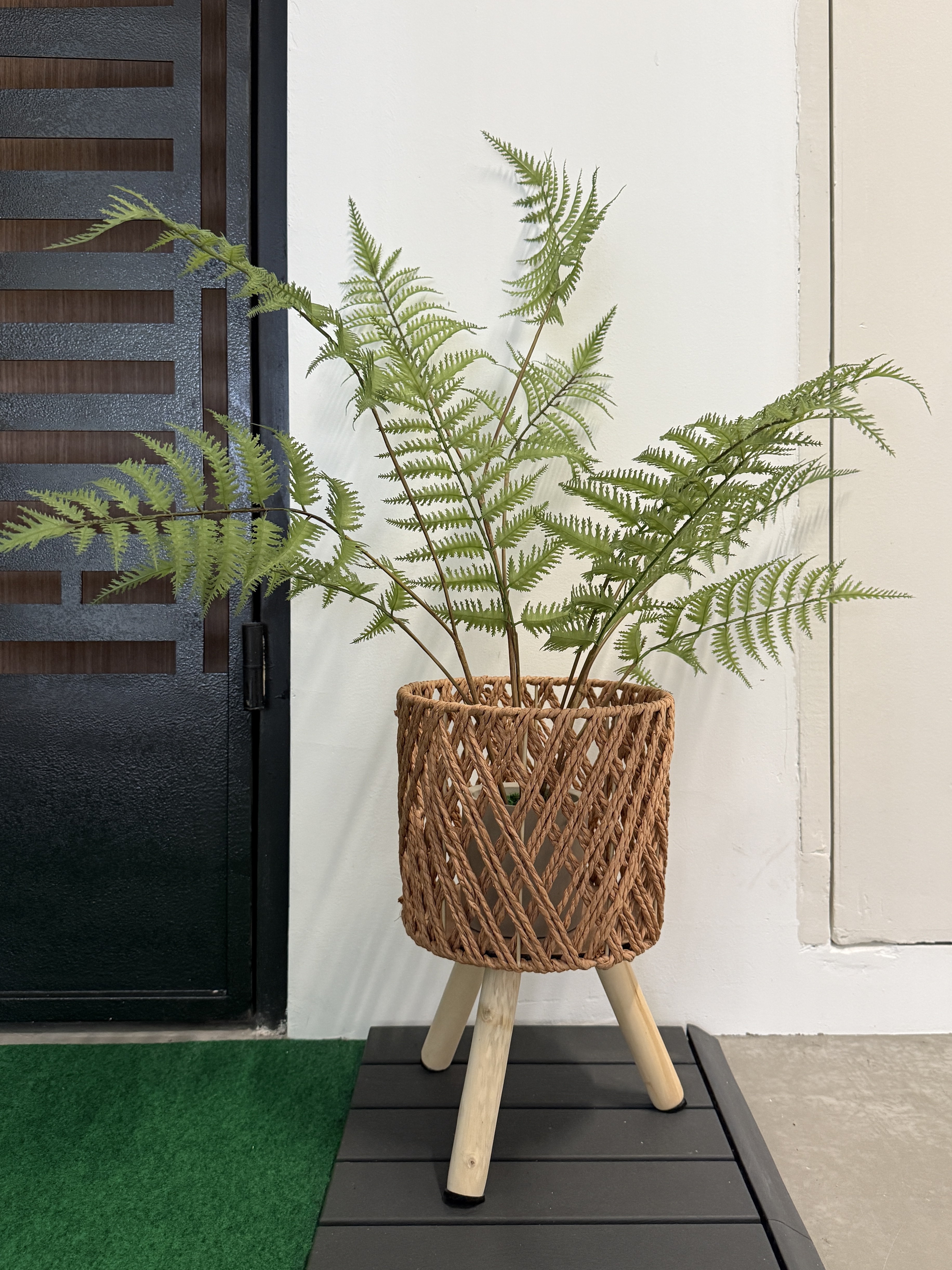 Green Corner: Decorating Our Home with Faux Plants