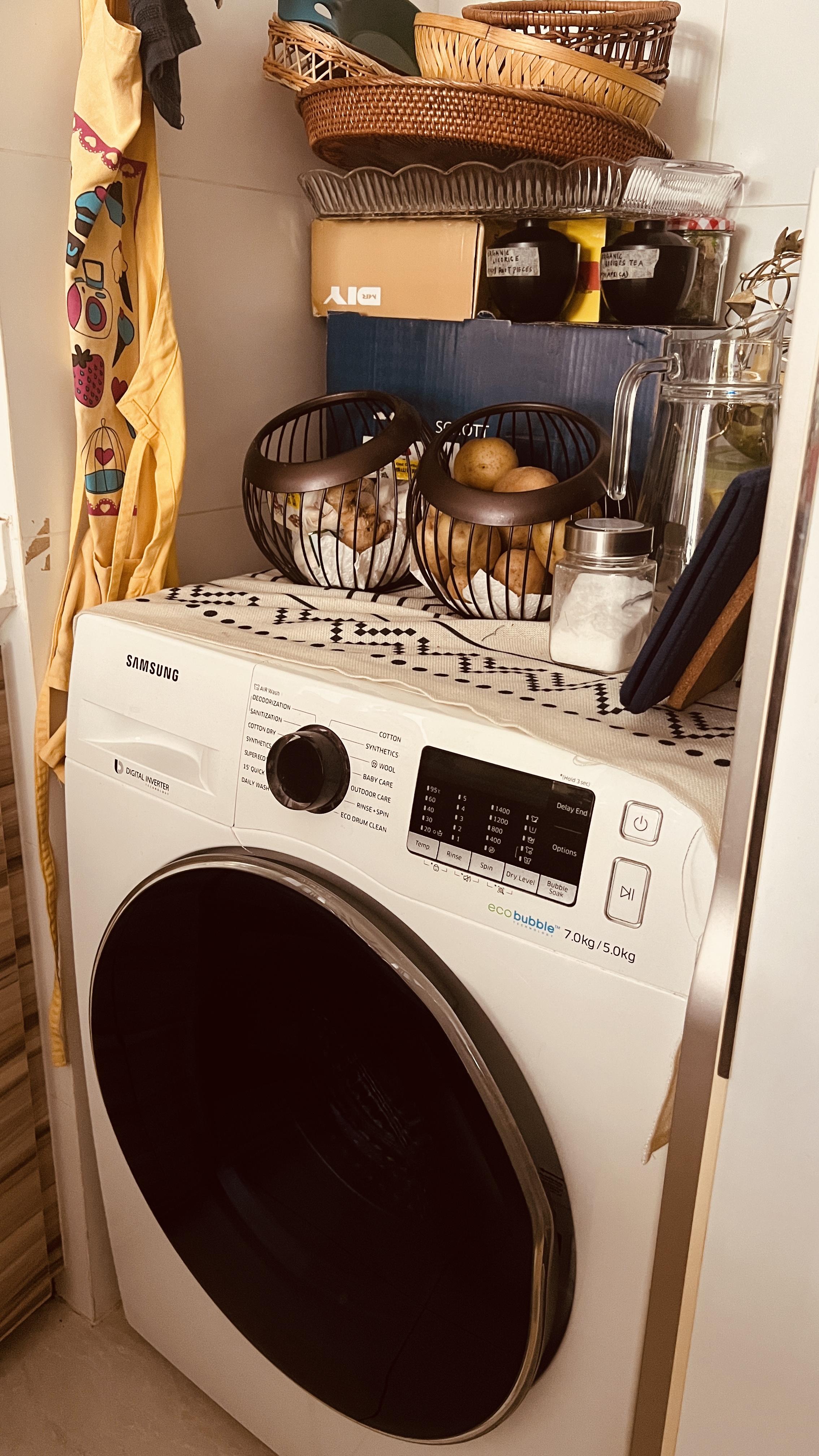 How we organise our service yard.