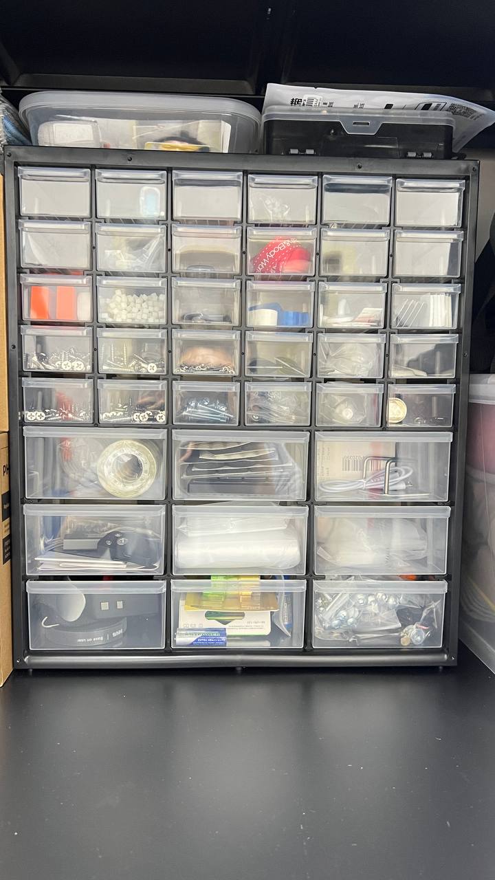 Look at how OCD we are~ Tidy and neat storeroom!