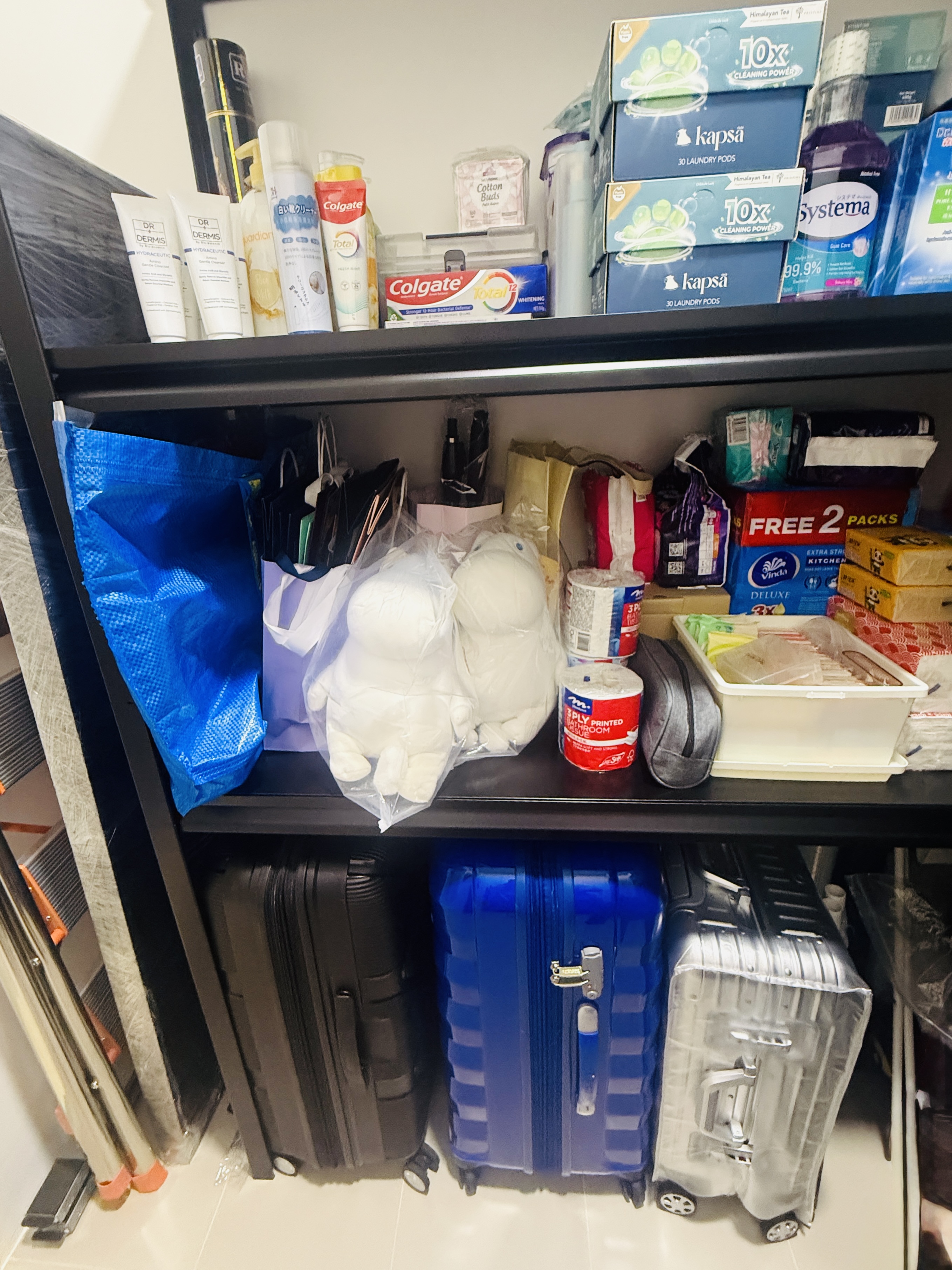 Look at how OCD we are~ Tidy and neat storeroom!