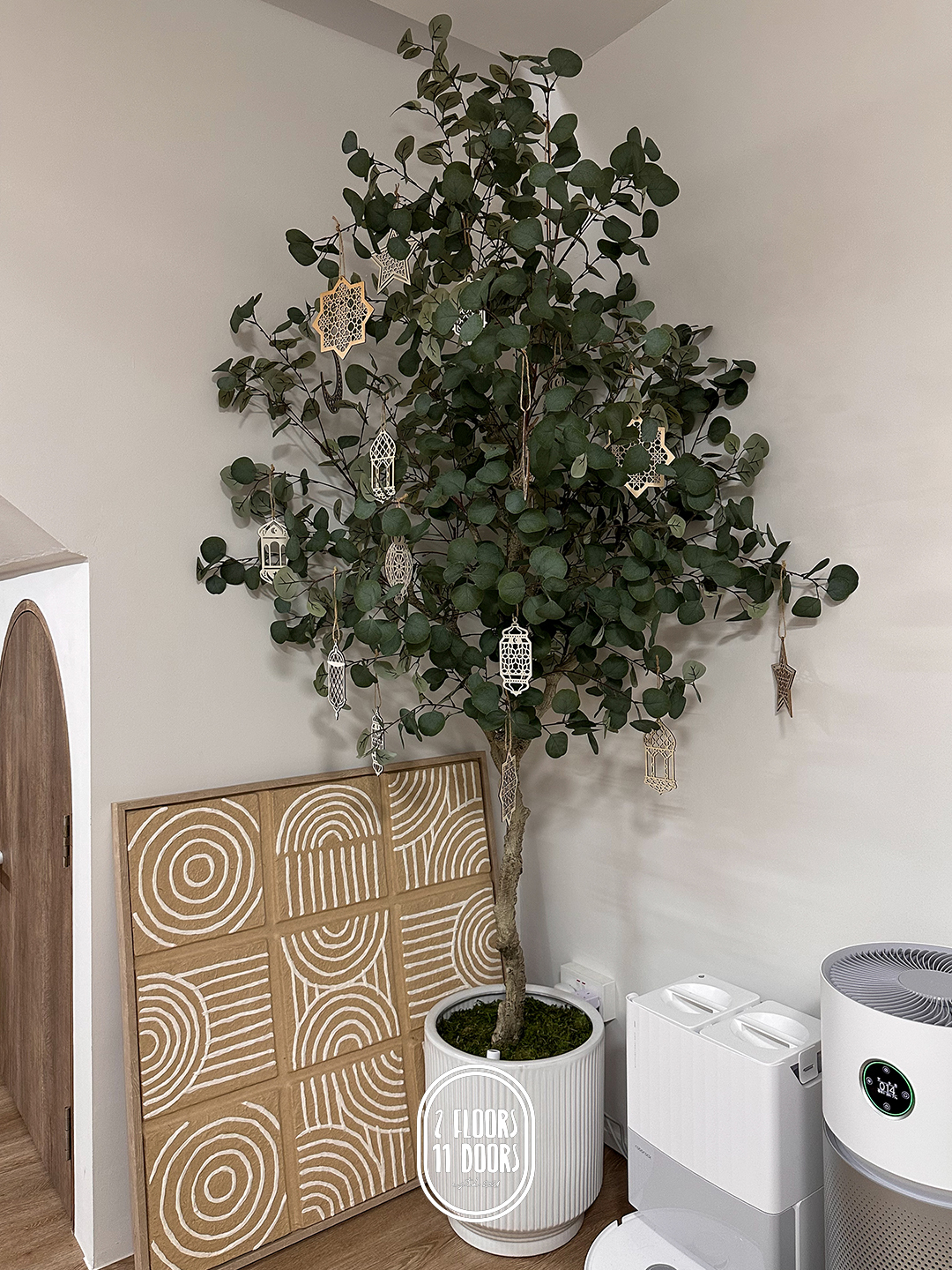 Festive Faux-rest: Our Hari Raya Tree and Its Plant Pals!