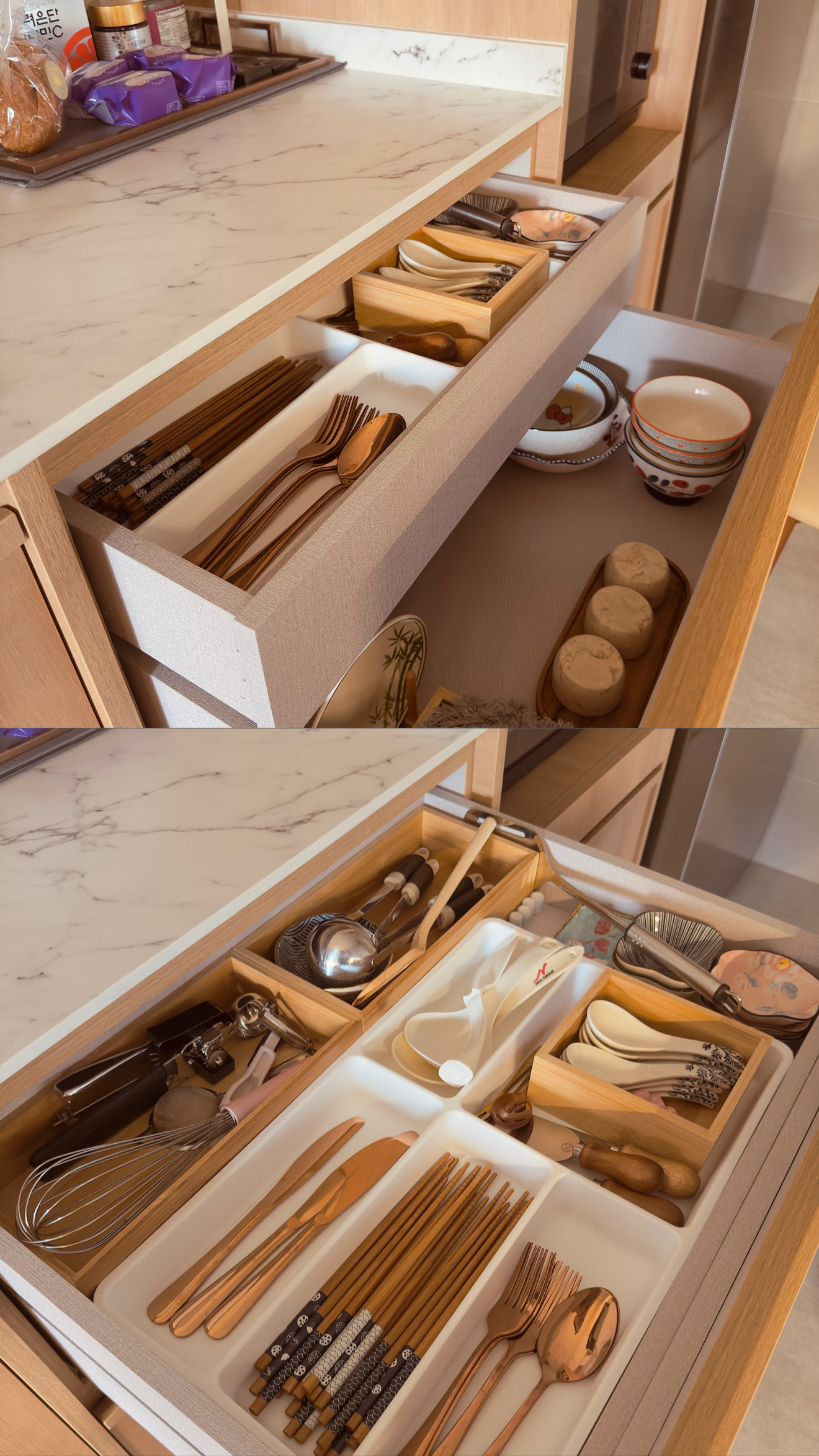 Out of sight, out of mind! Our kitchen organisational tips!