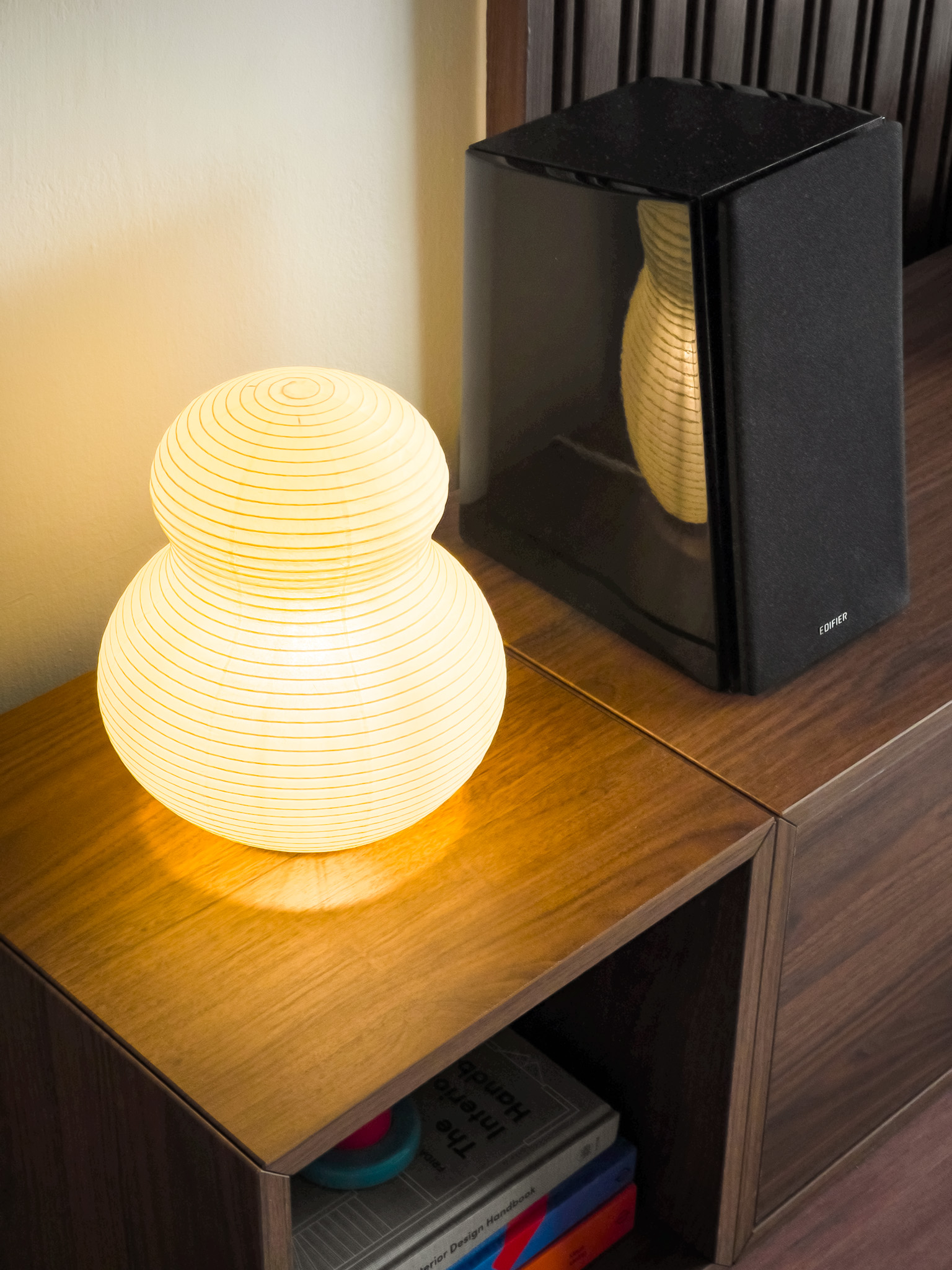 Living Room: Mid-Century Modern Style Art Display