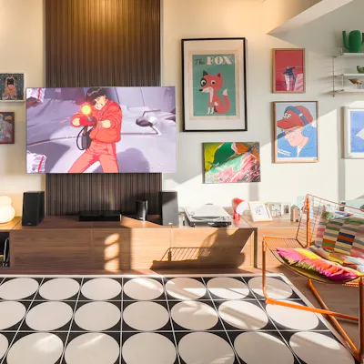 Customer home photo 8: Living Room: Mid-Century Modern Style Art Display