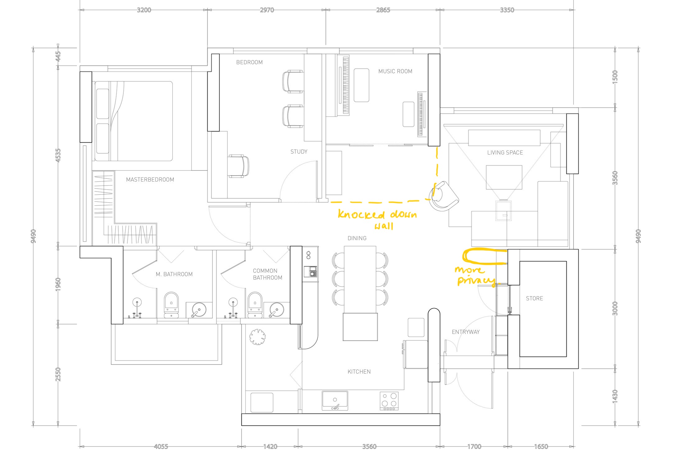 A-curvy-wabi-sabi-4-room-BTO-with-a-pop-of-colour