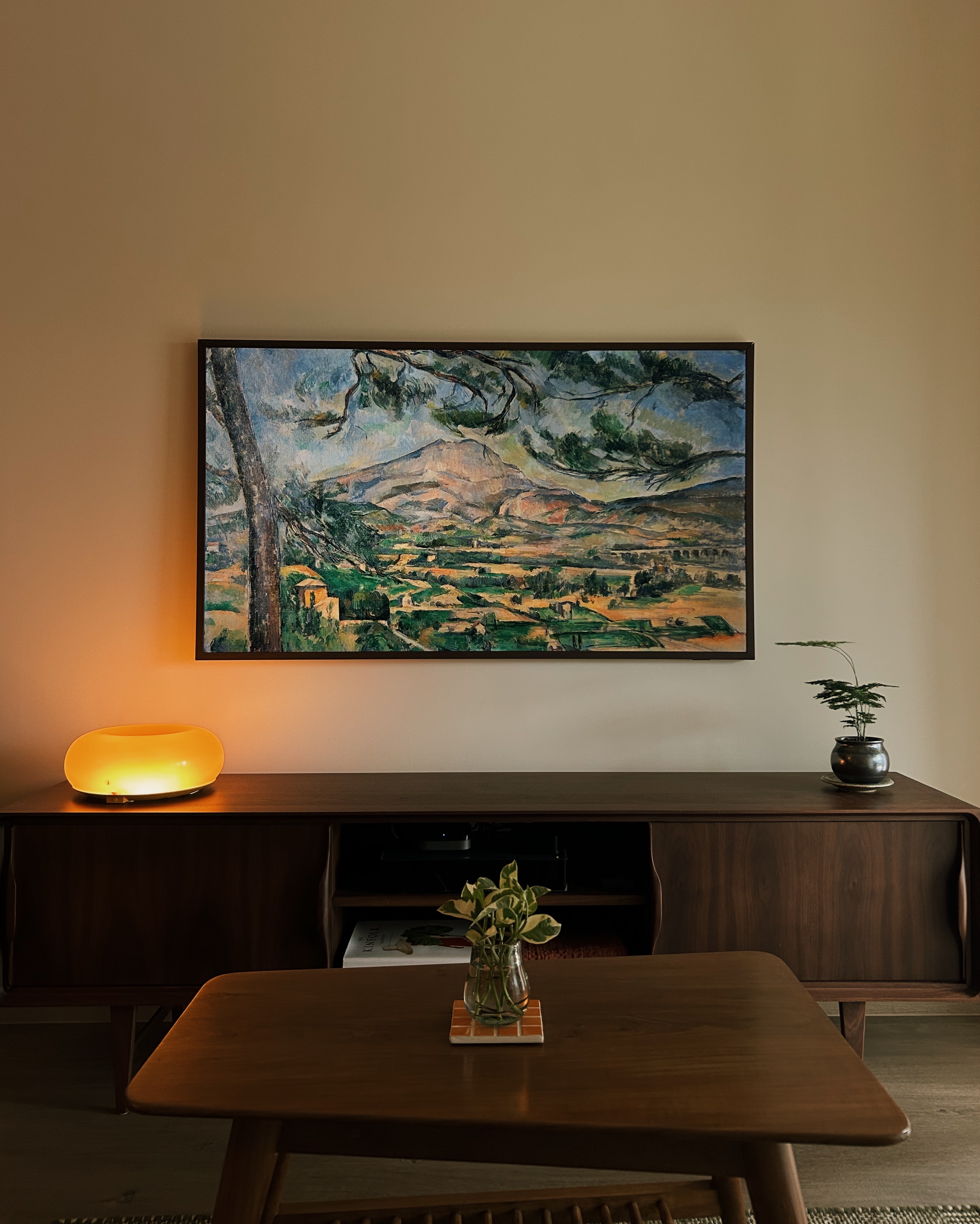 warm woody tones in our mid century abode. (<30k reno)