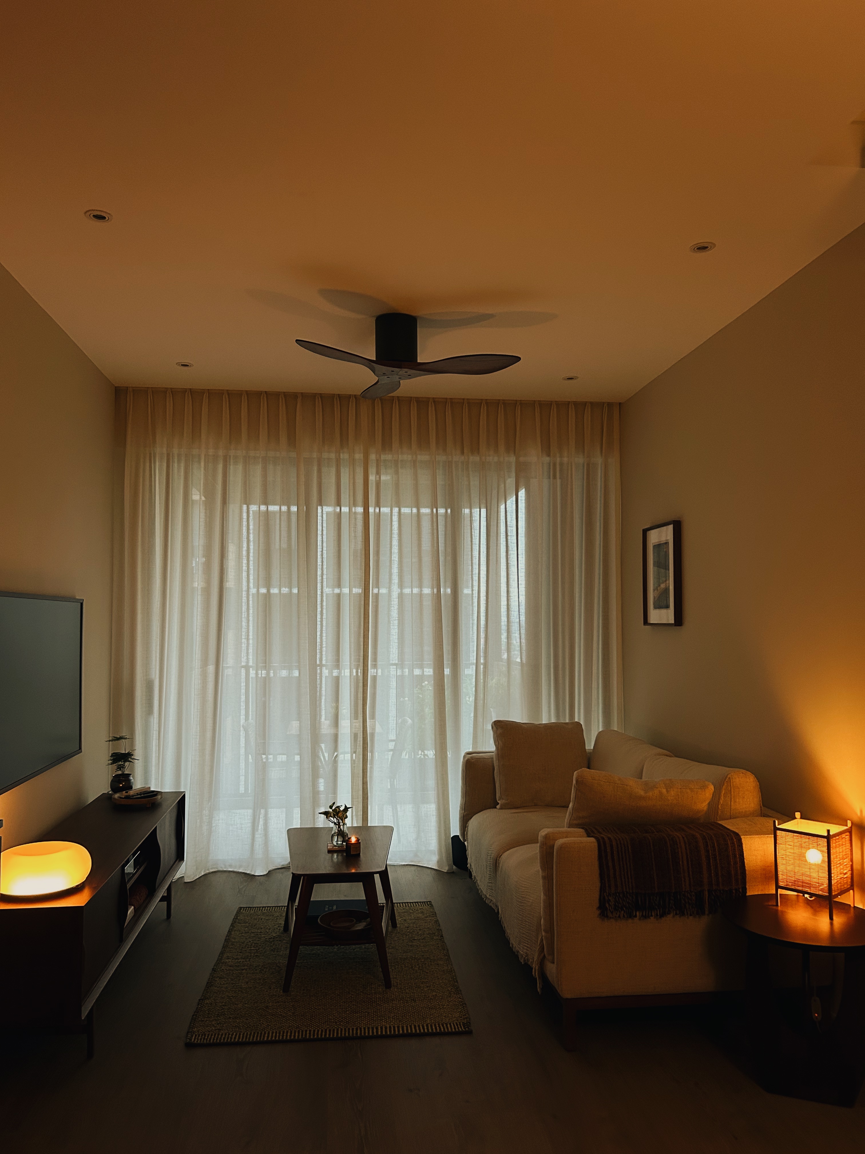 warm woody tones in our mid century abode. (<30k reno)