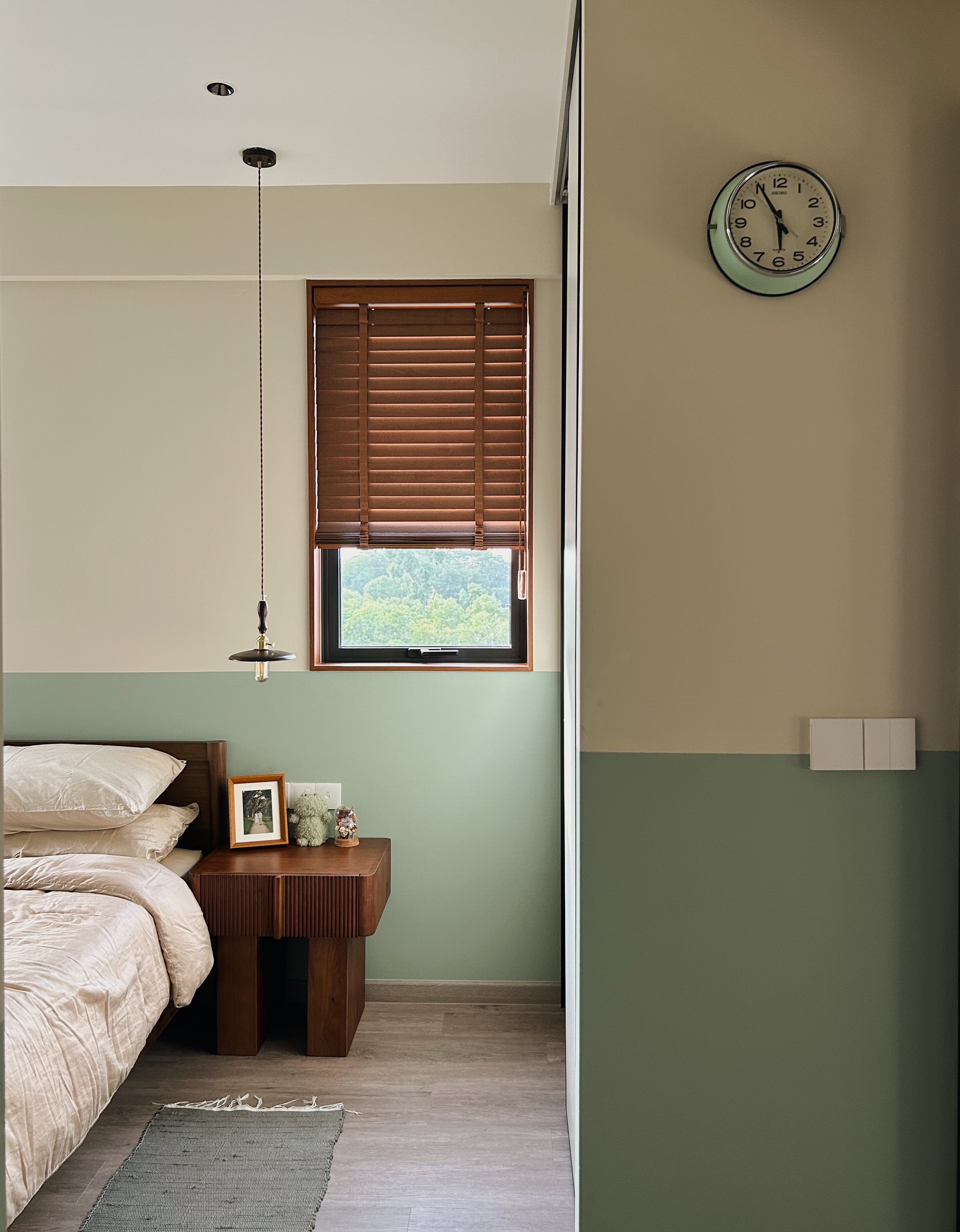 warm woody tones in our mid century abode. (<30k reno)