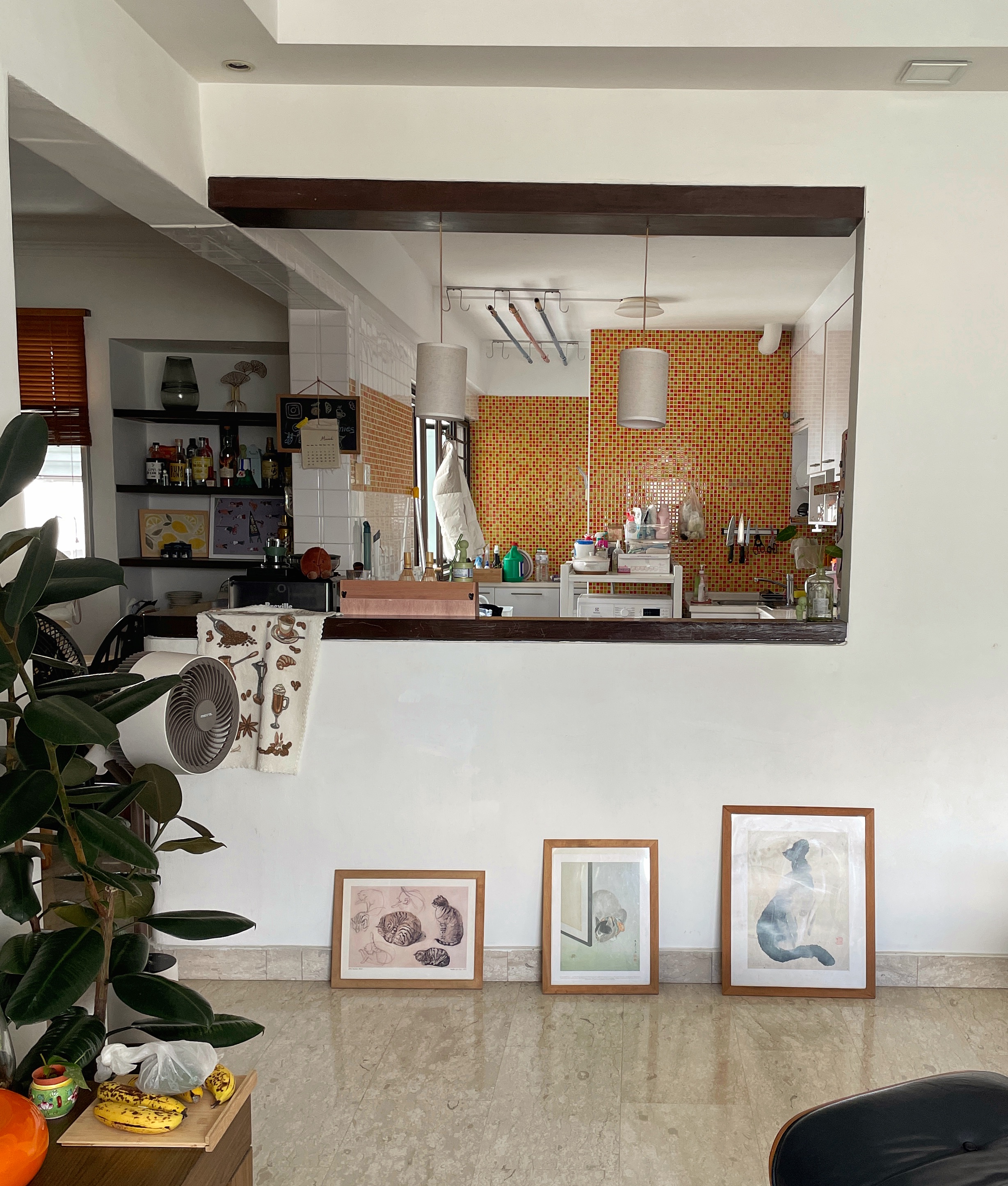 House Tour: A Thrifted Rental Flat Styled like a Home Cafe