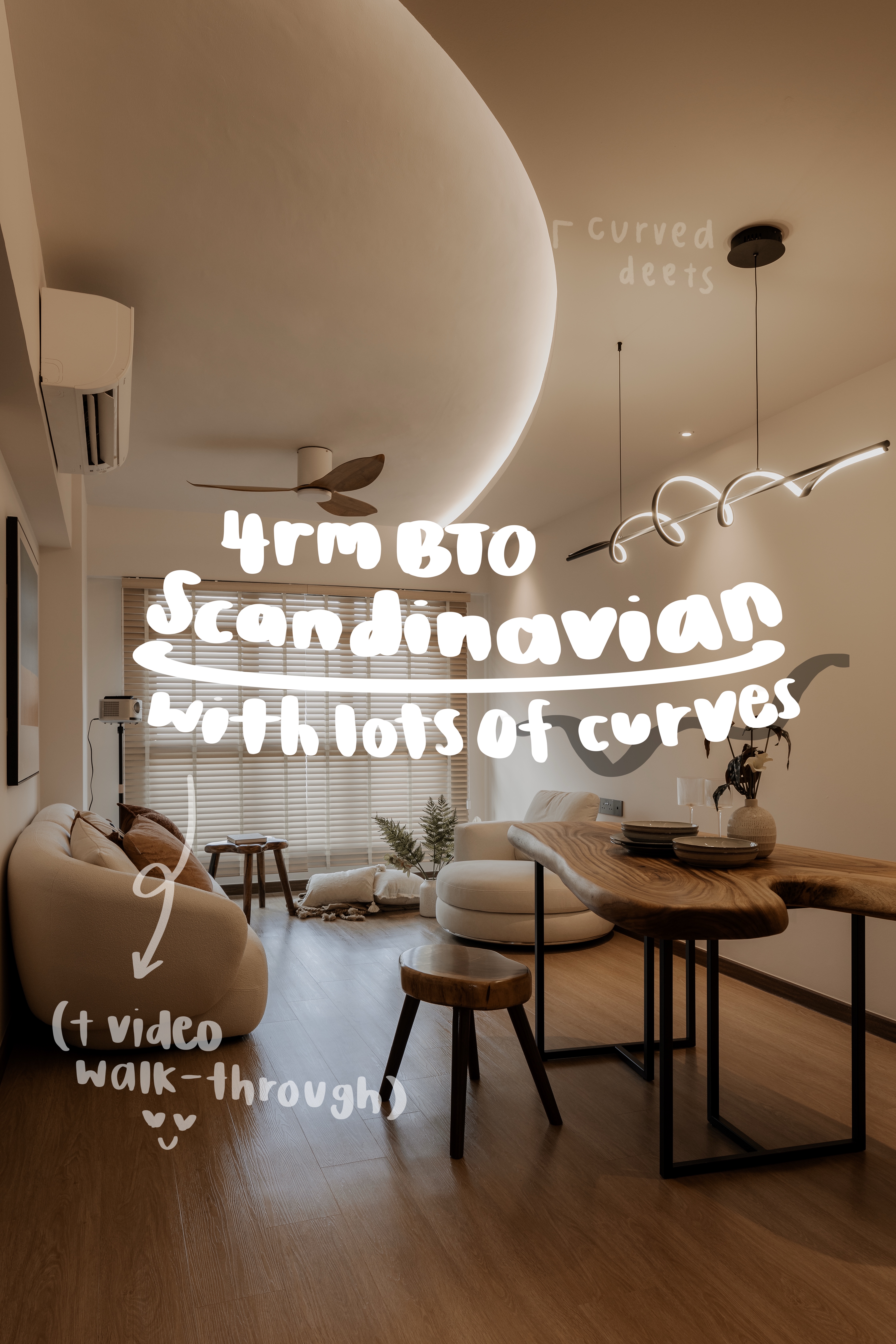 home tour: modern Scandinavian BTO with lots of curve deets in Tamp