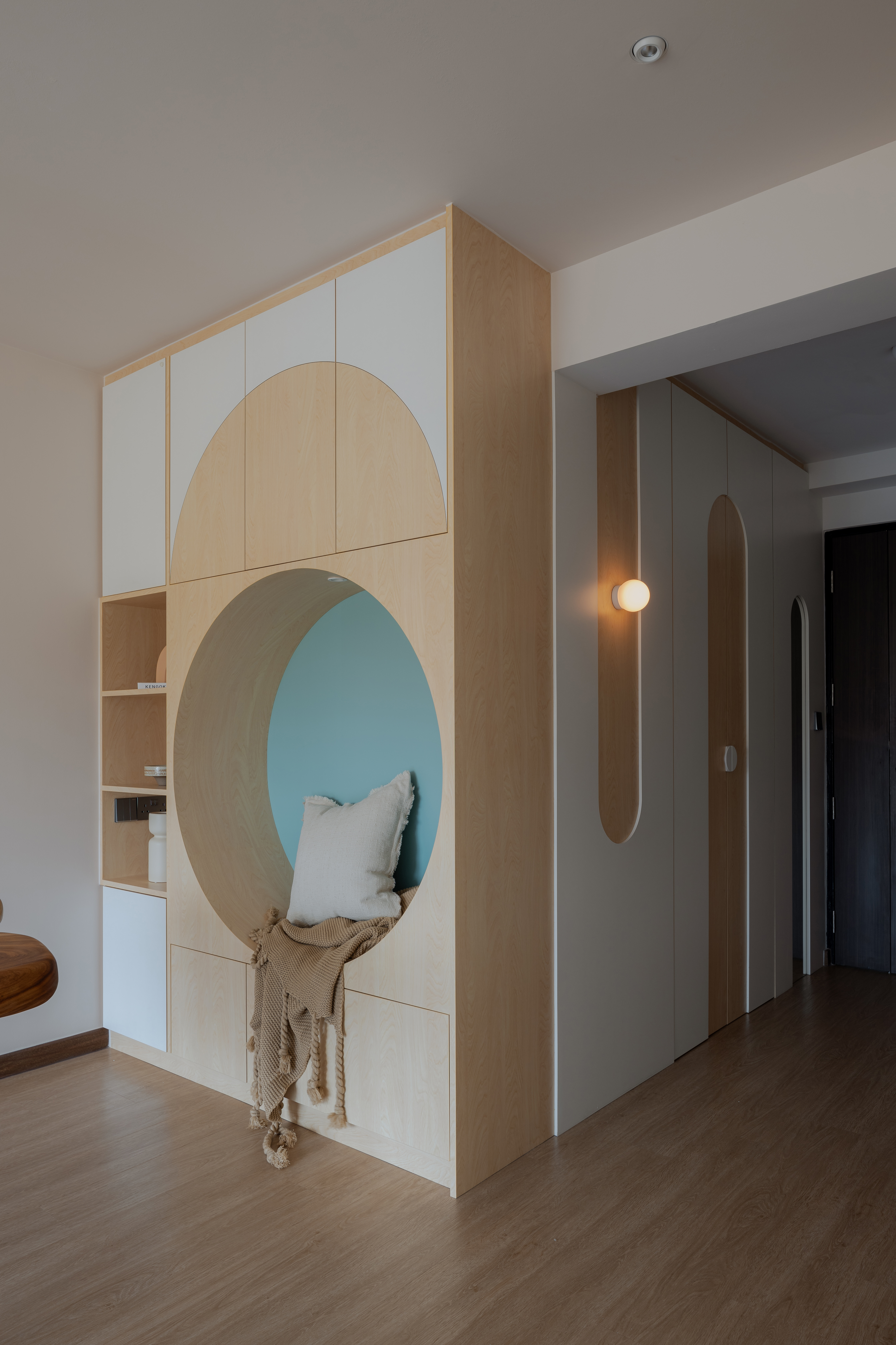 home tour: modern Scandinavian BTO with lots of curve deets in Tamp