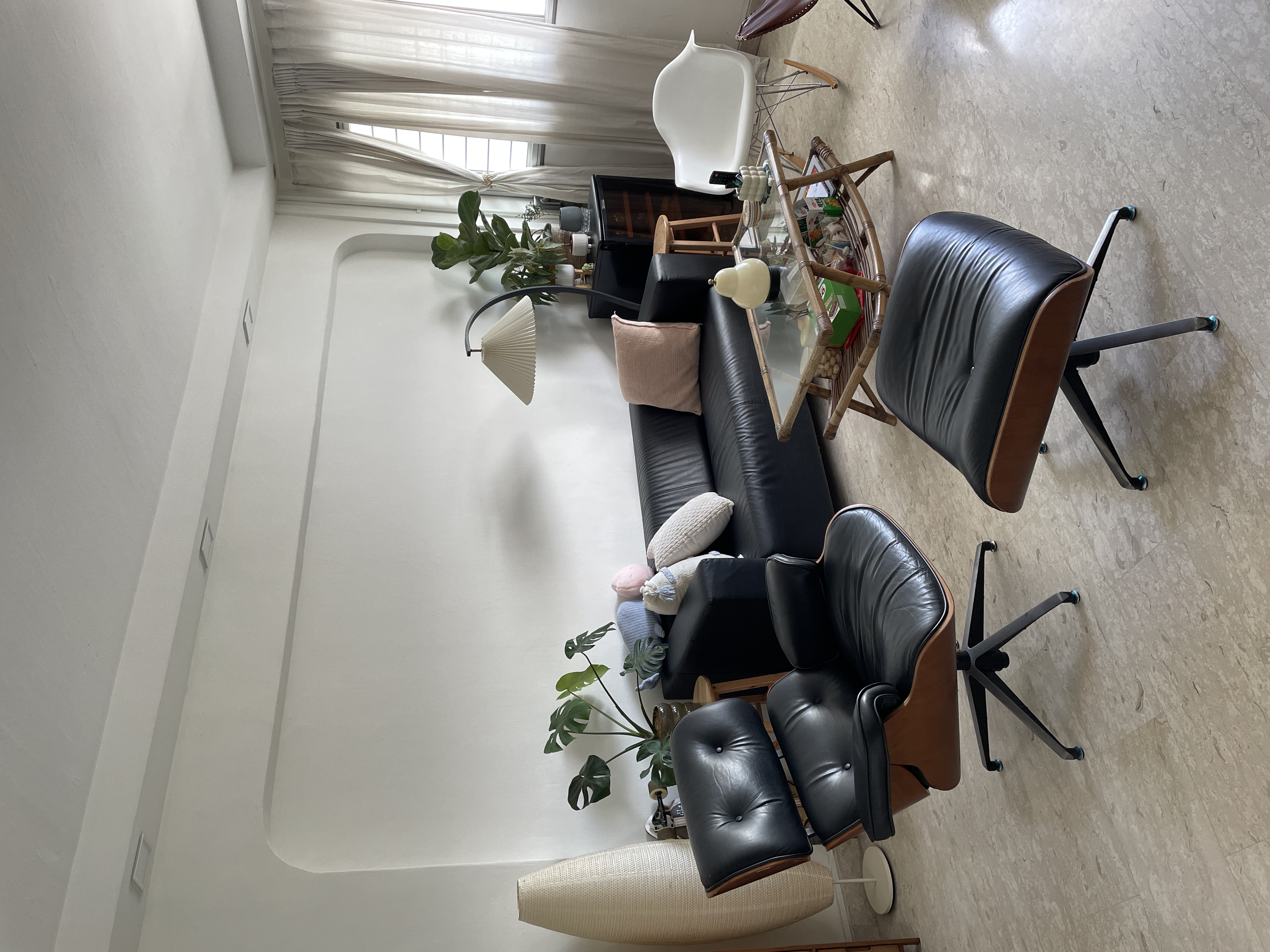 Our Living Room: A Calm Therapist’s Office or Mid Century Modern Livin