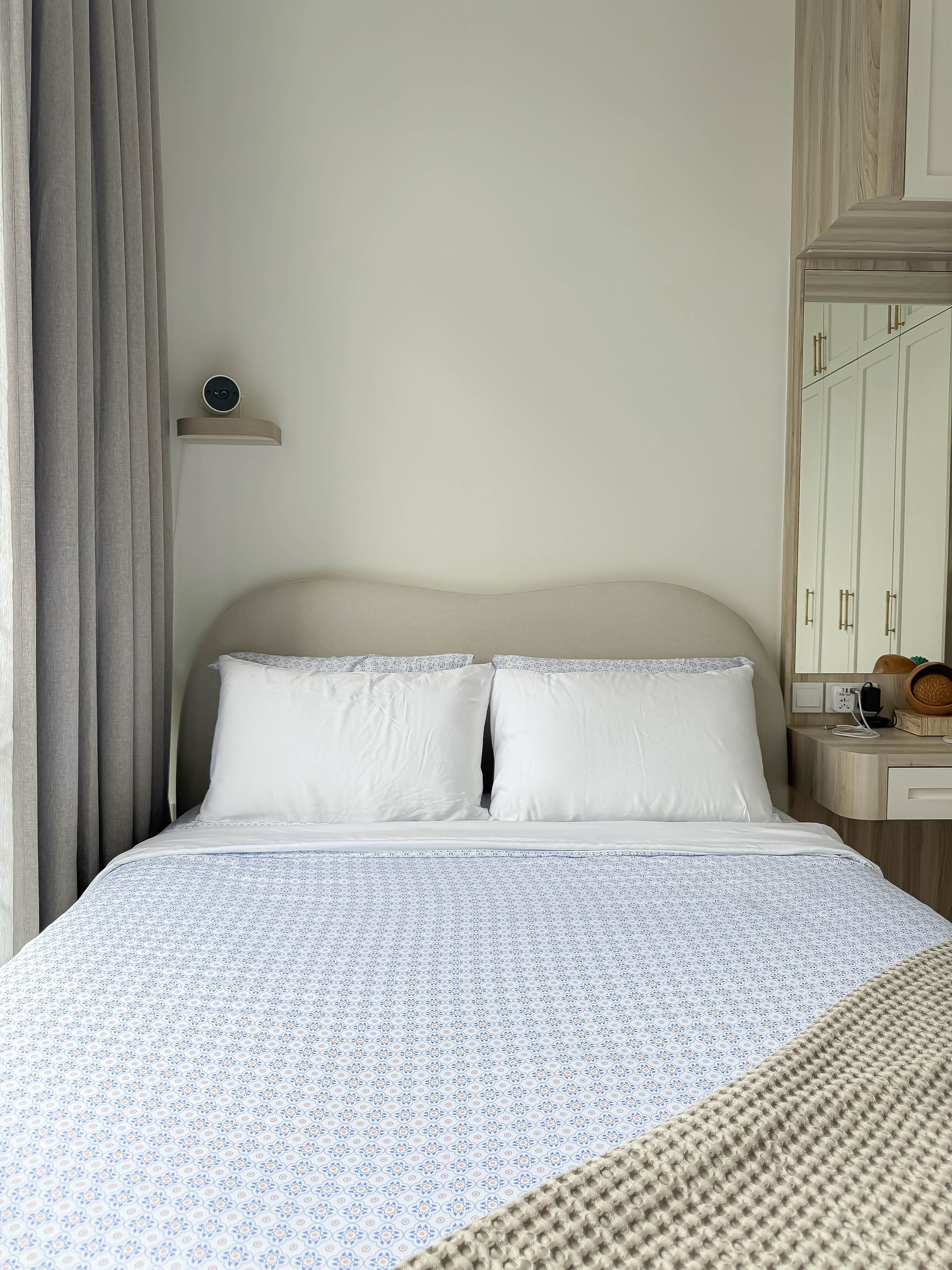 A well thought-out scandi bedroom