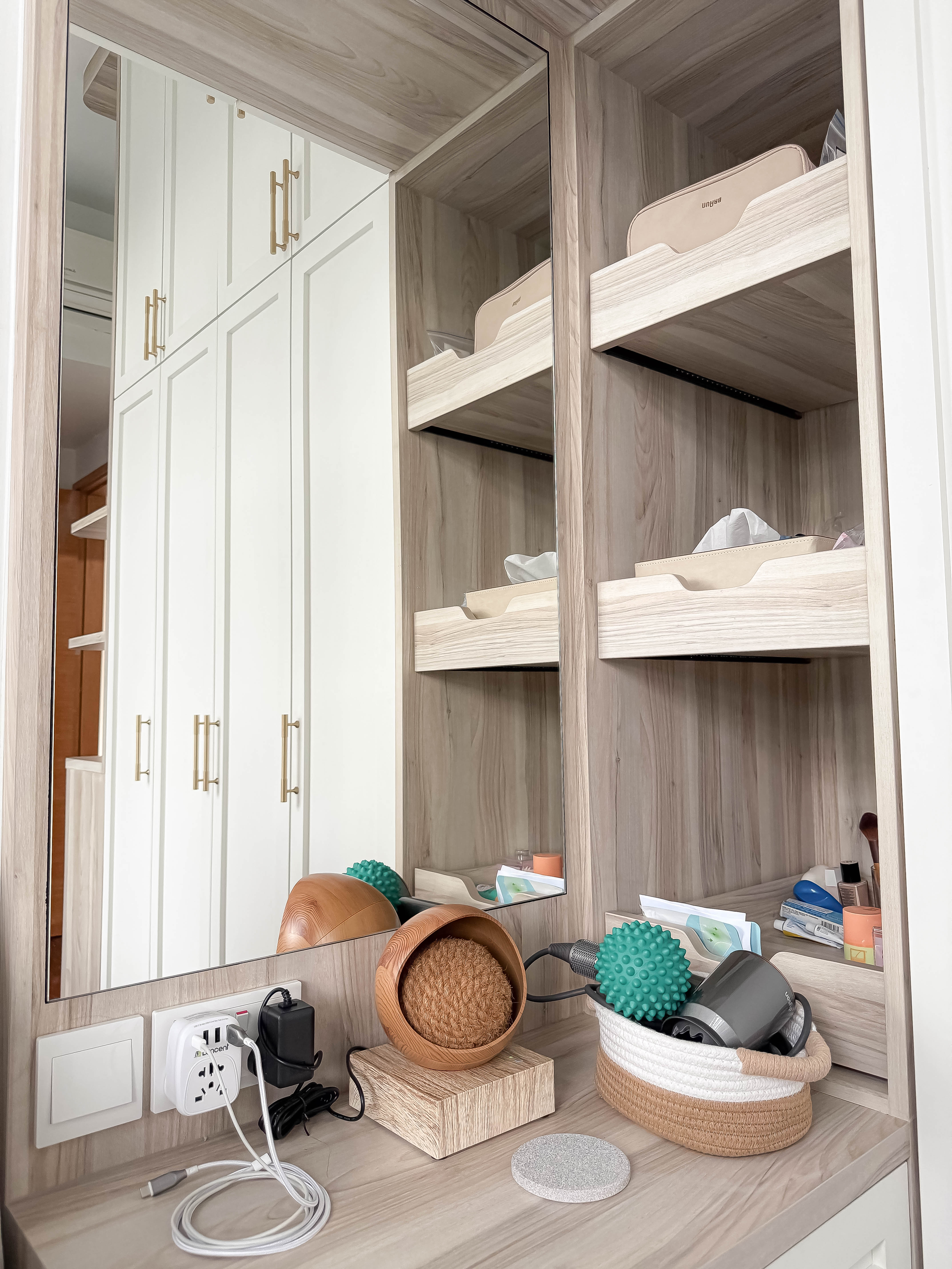A well thought-out scandi bedroom