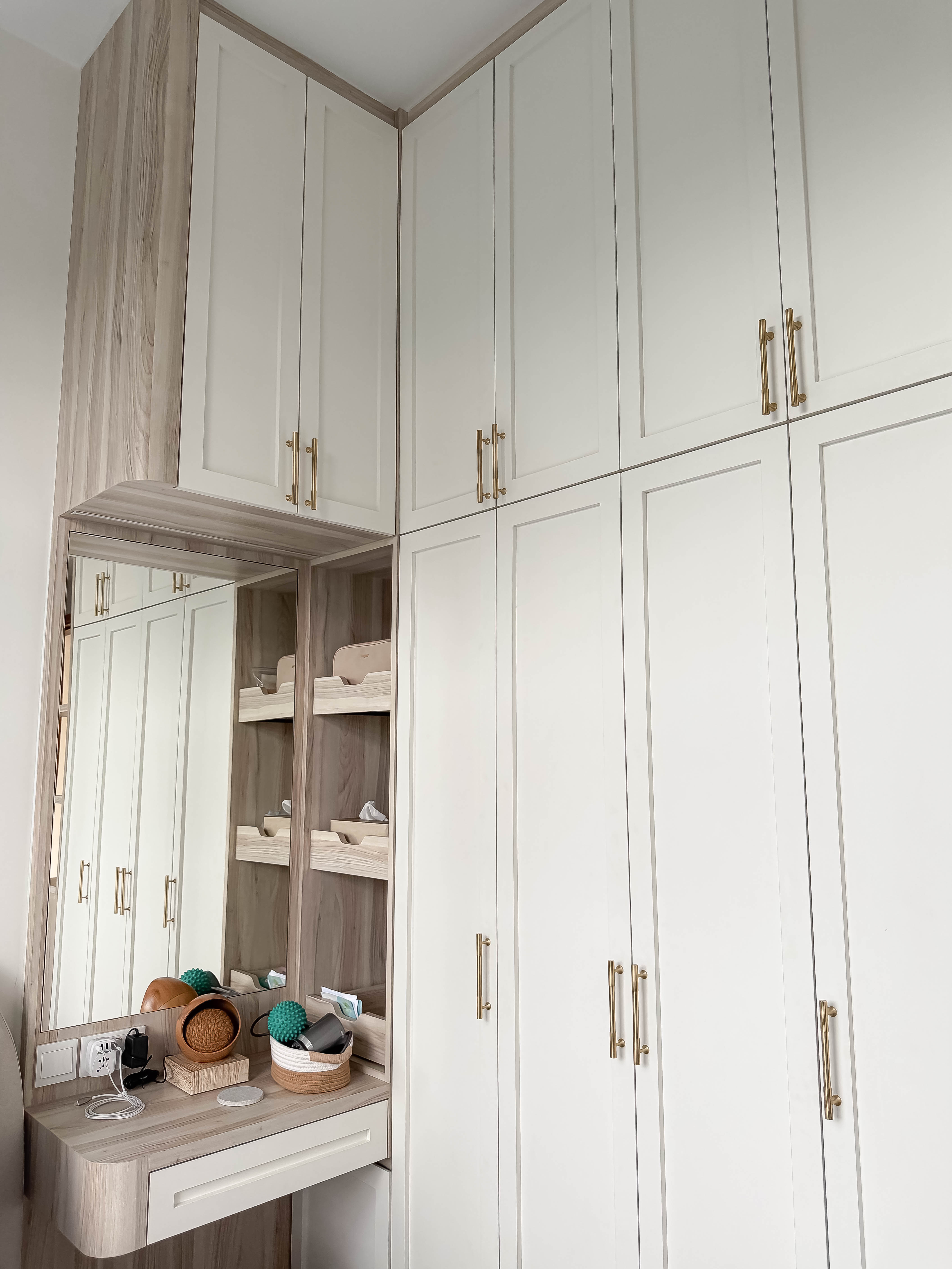 A well thought-out scandi bedroom