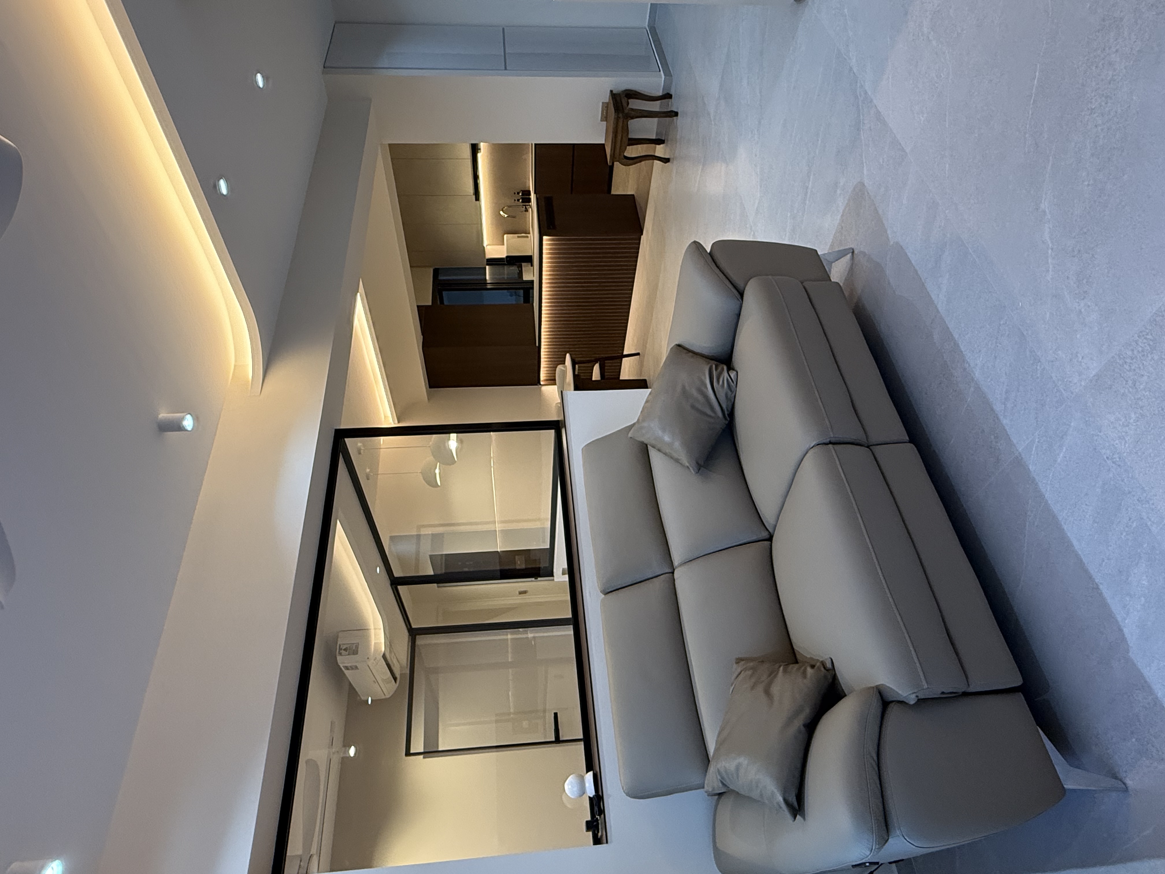 Our living room wrapped in warmth and intention