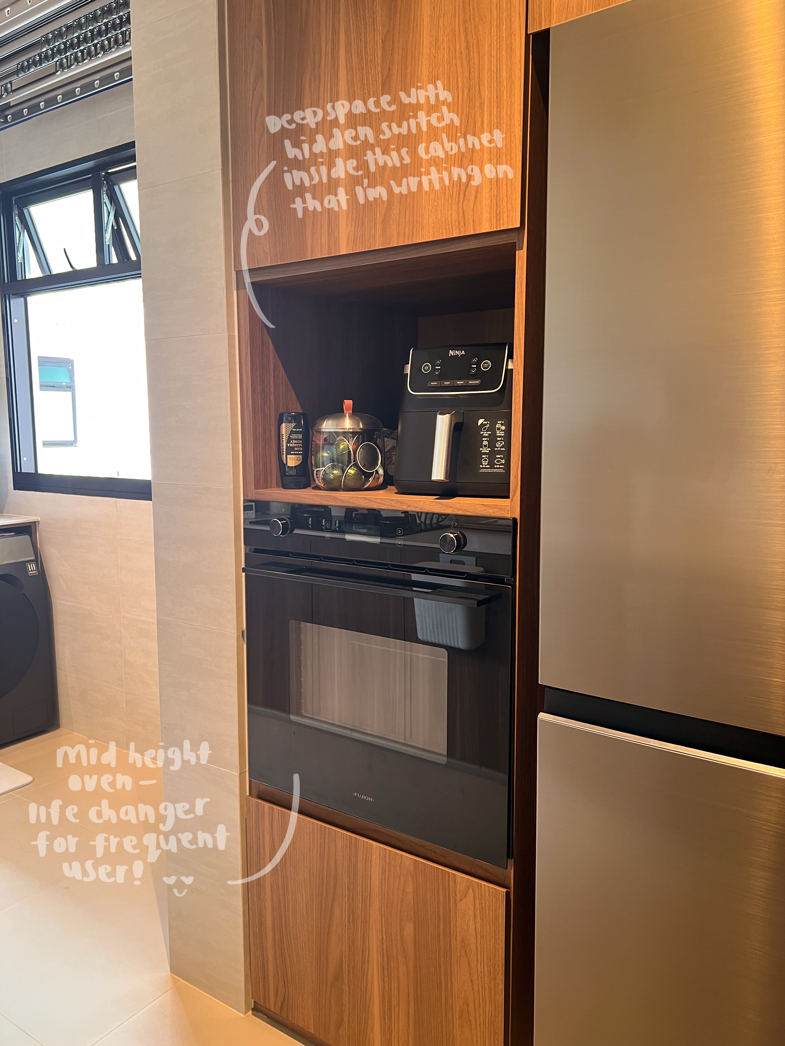 kitchen: scandi, functional semi-open & semi-closed for frequent cooks