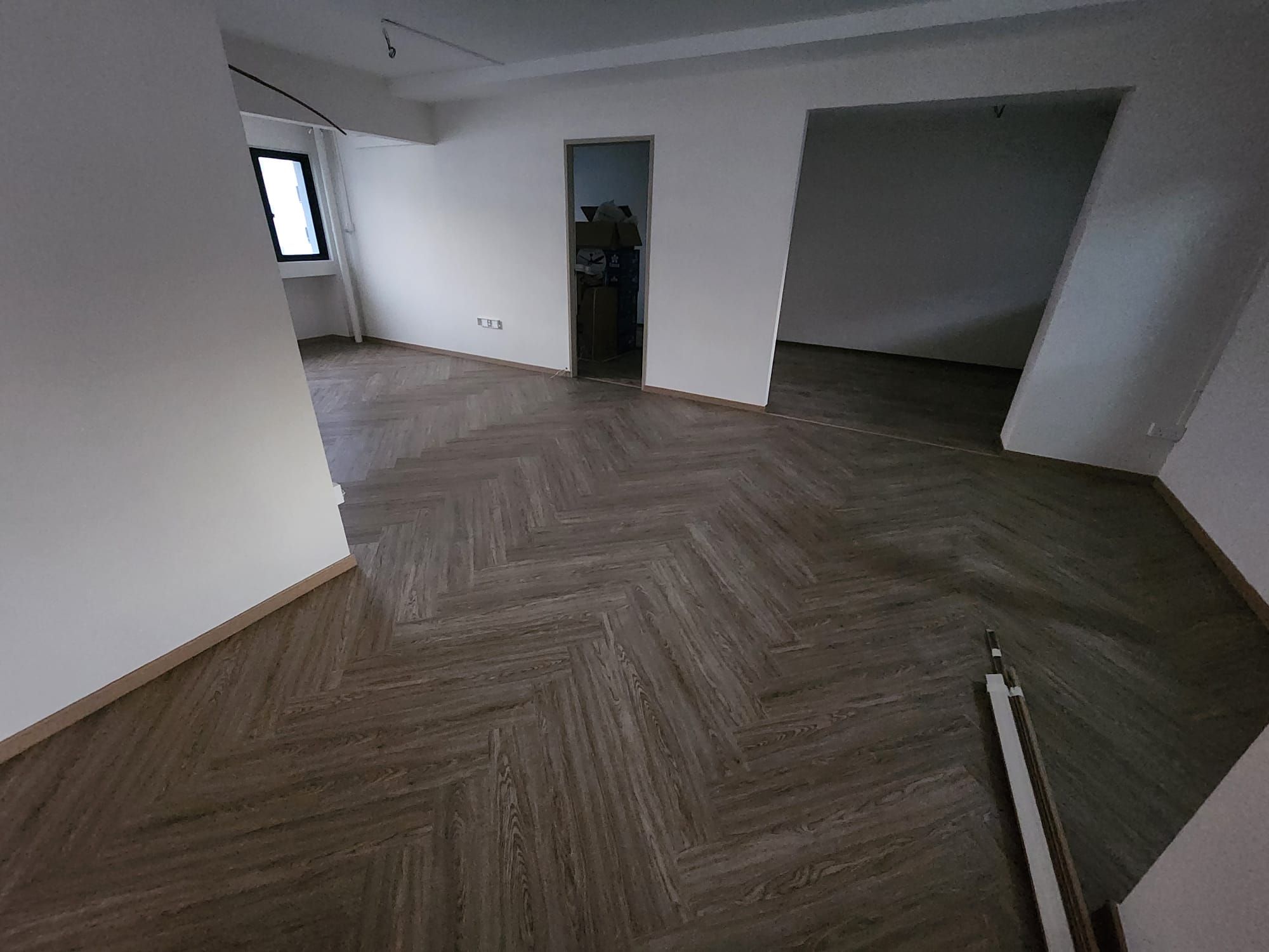 Cosy and functional living room for a family of 5 and 2 furbabies.