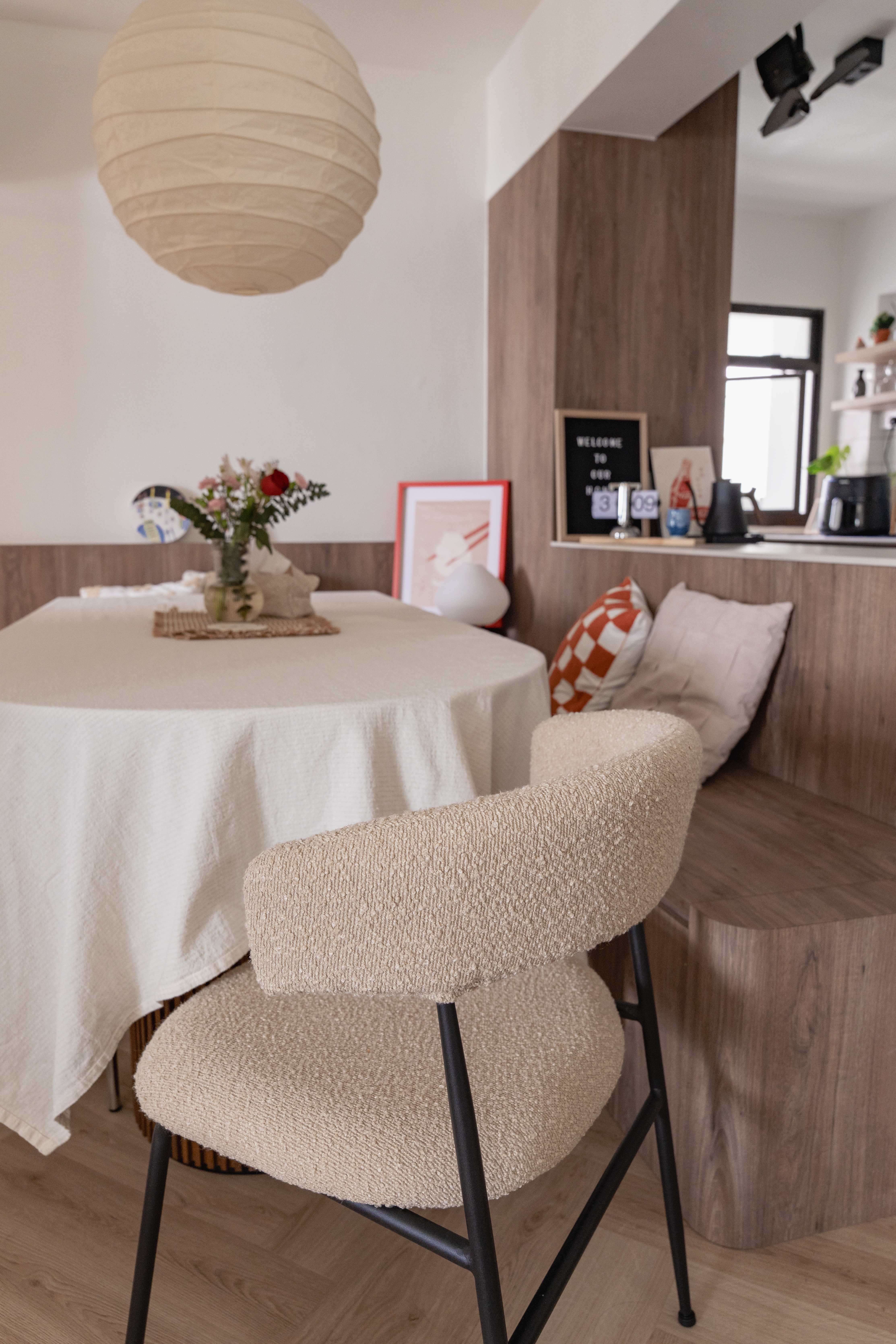 Our dining nook: Creating a cafe at home!