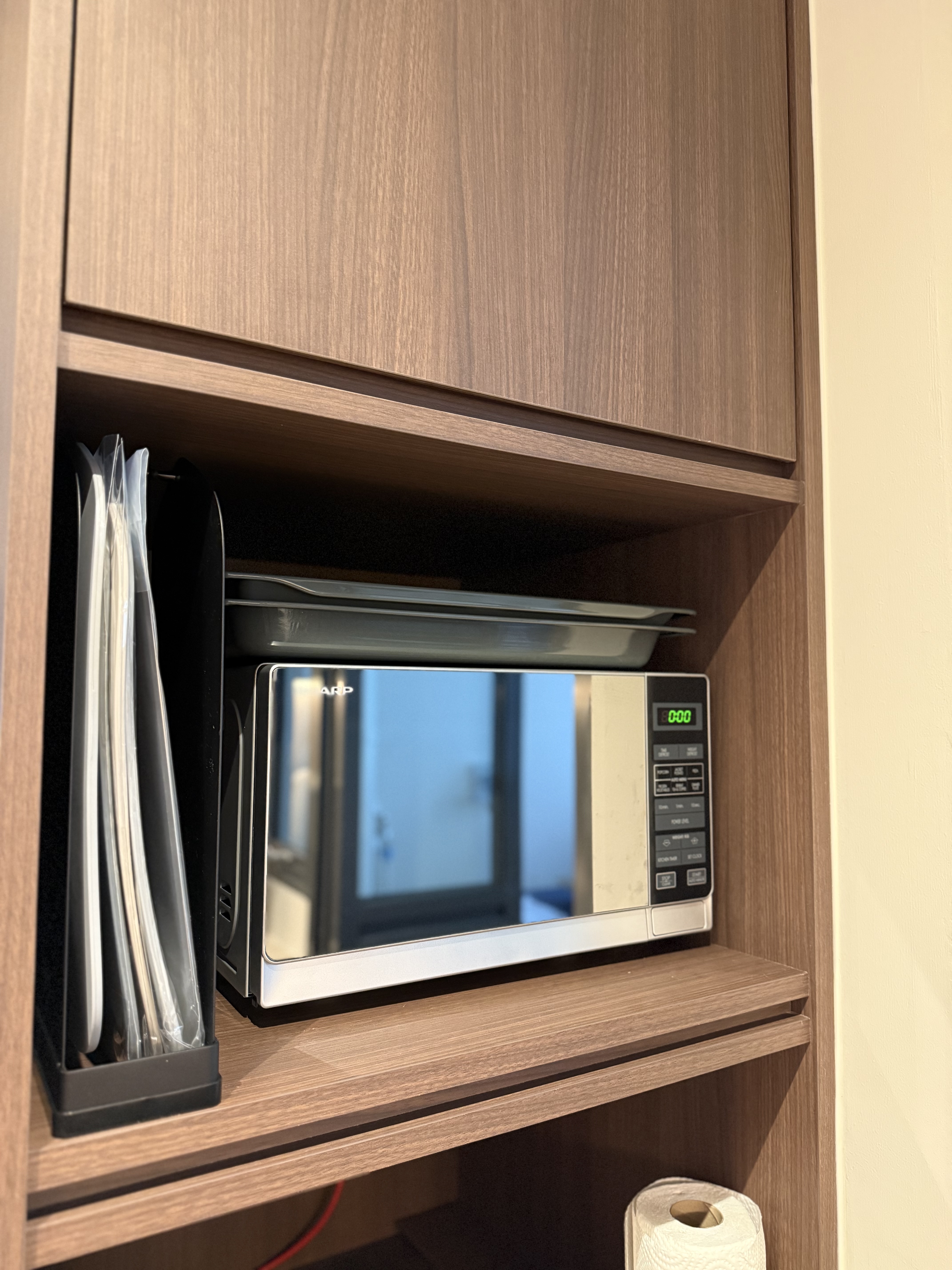 No walls, no distance — just a kitchen island at the center of it all