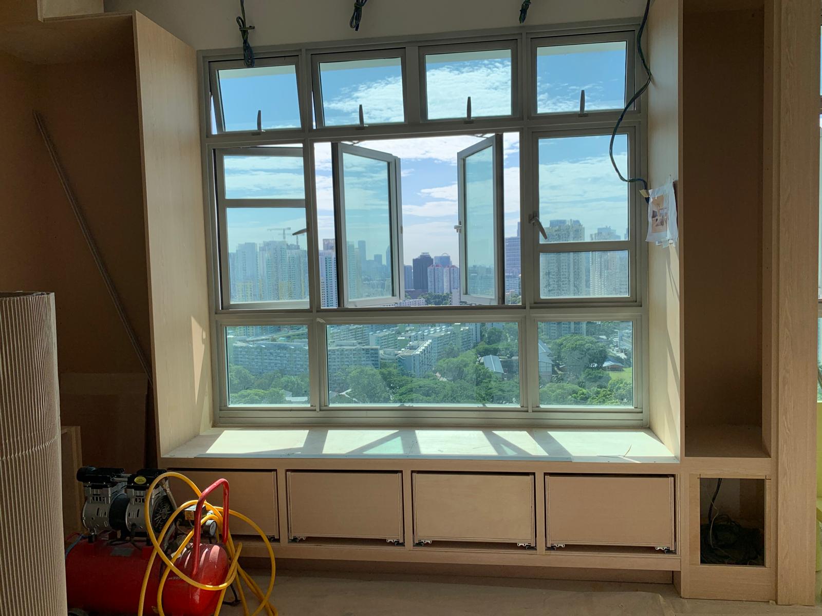 Before & After: Turning a Basic Living Room into a Warm, Woody Retreat