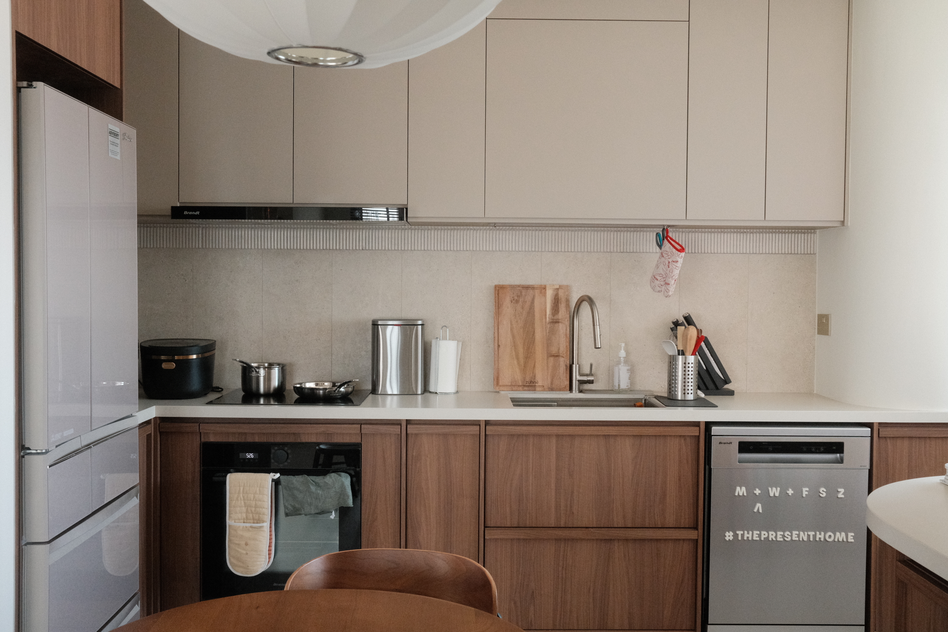 Look inside our Minimal open kitchen with Maximum functionality 👩‍🍳