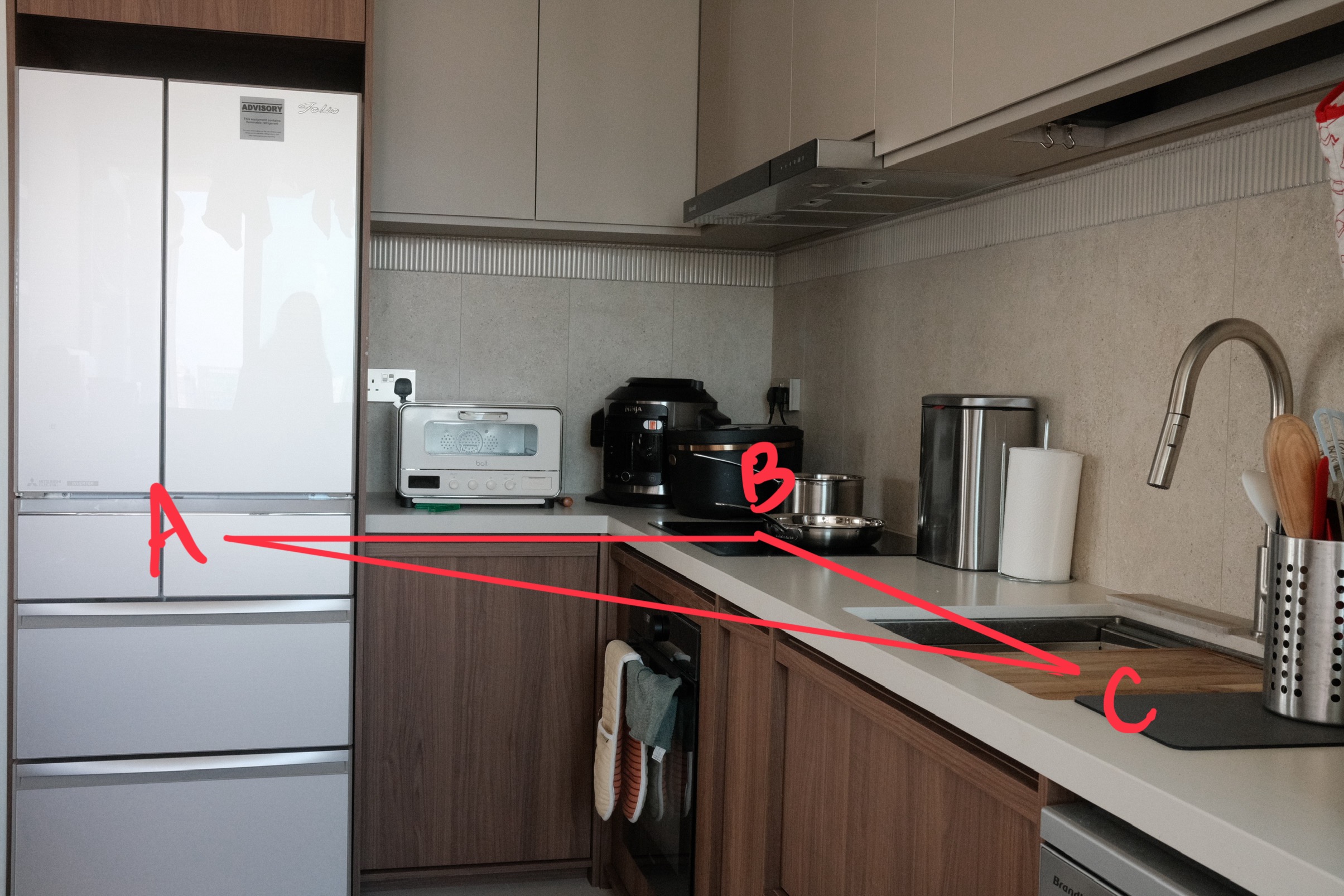 Look inside our Minimal open kitchen with Maximum functionality 👩‍🍳