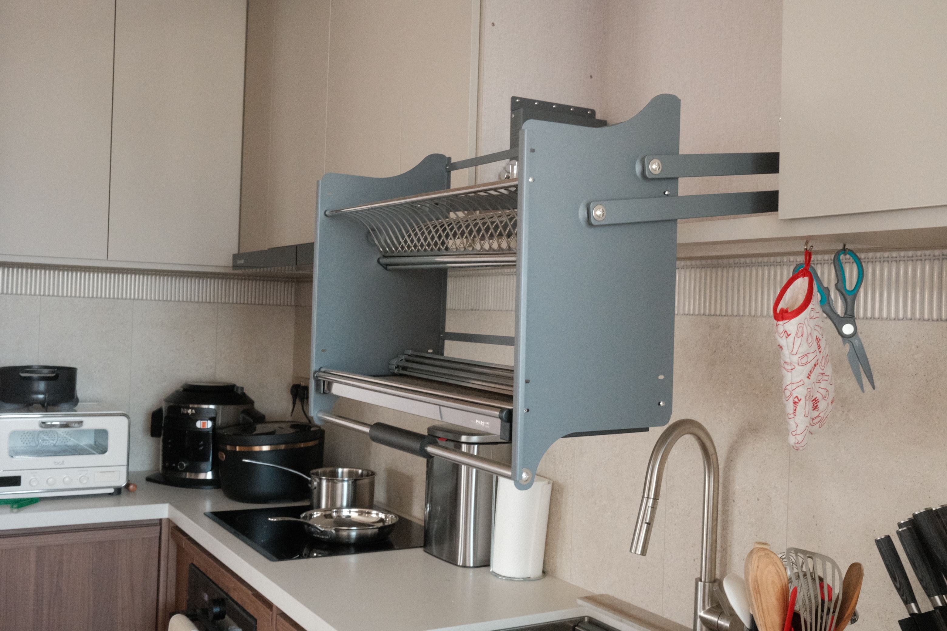 Look inside our Minimal open kitchen with Maximum functionality 👩‍🍳