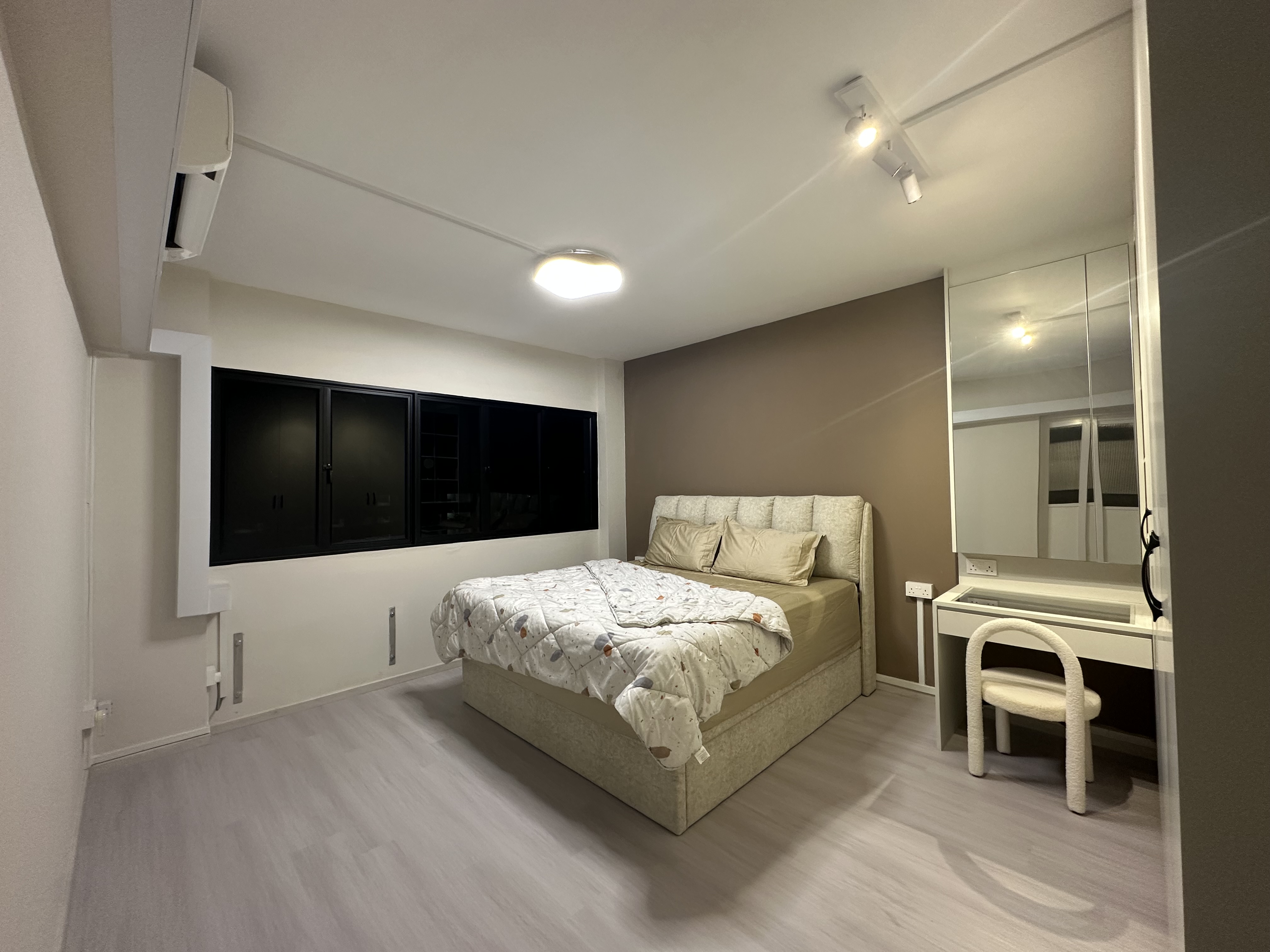 The Bare Room with the Best Seat - the Vanity!