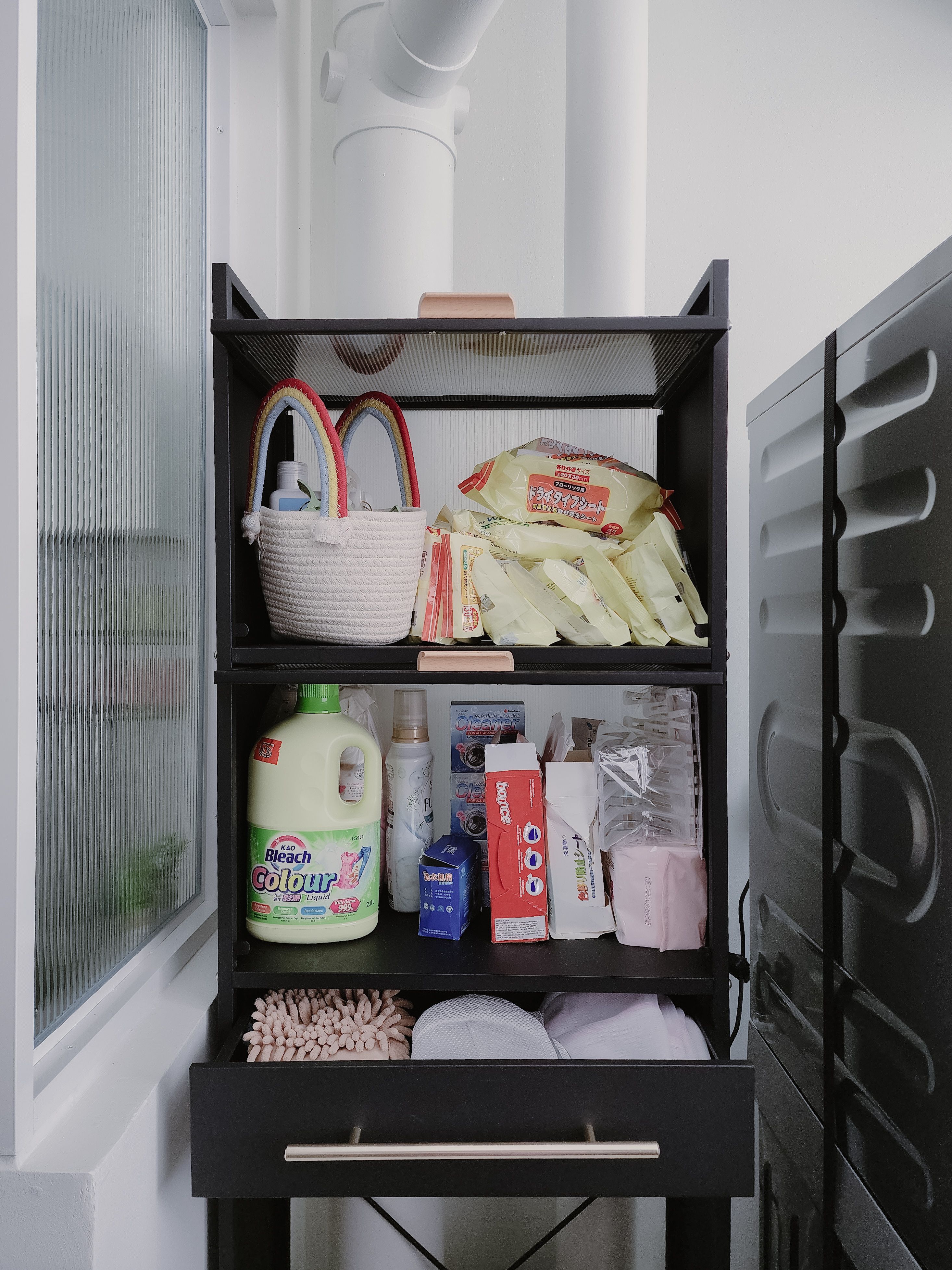 Budget friendly & space efficient service yard (without any carpentry)