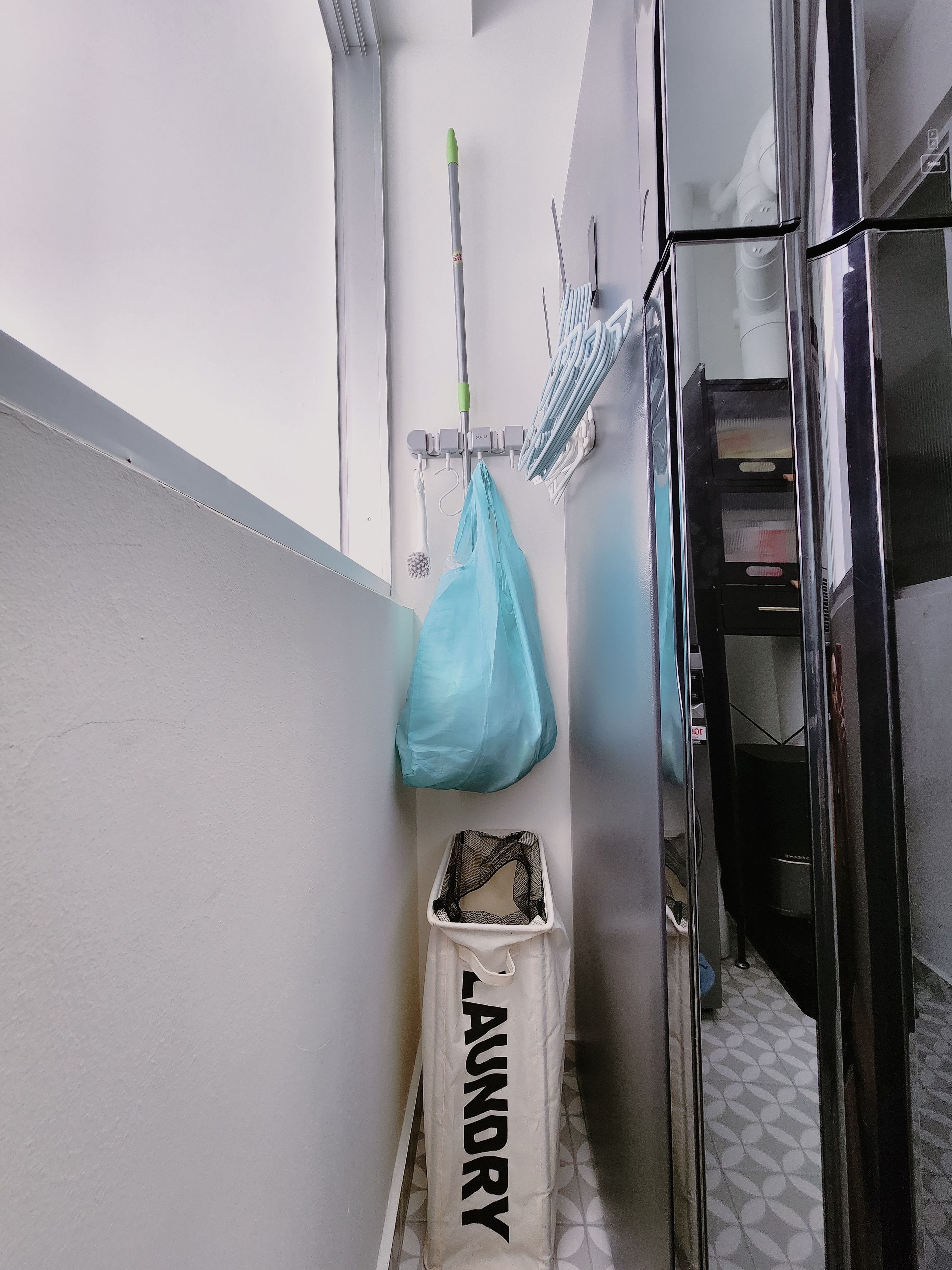 Budget friendly & space efficient service yard (without any carpentry)