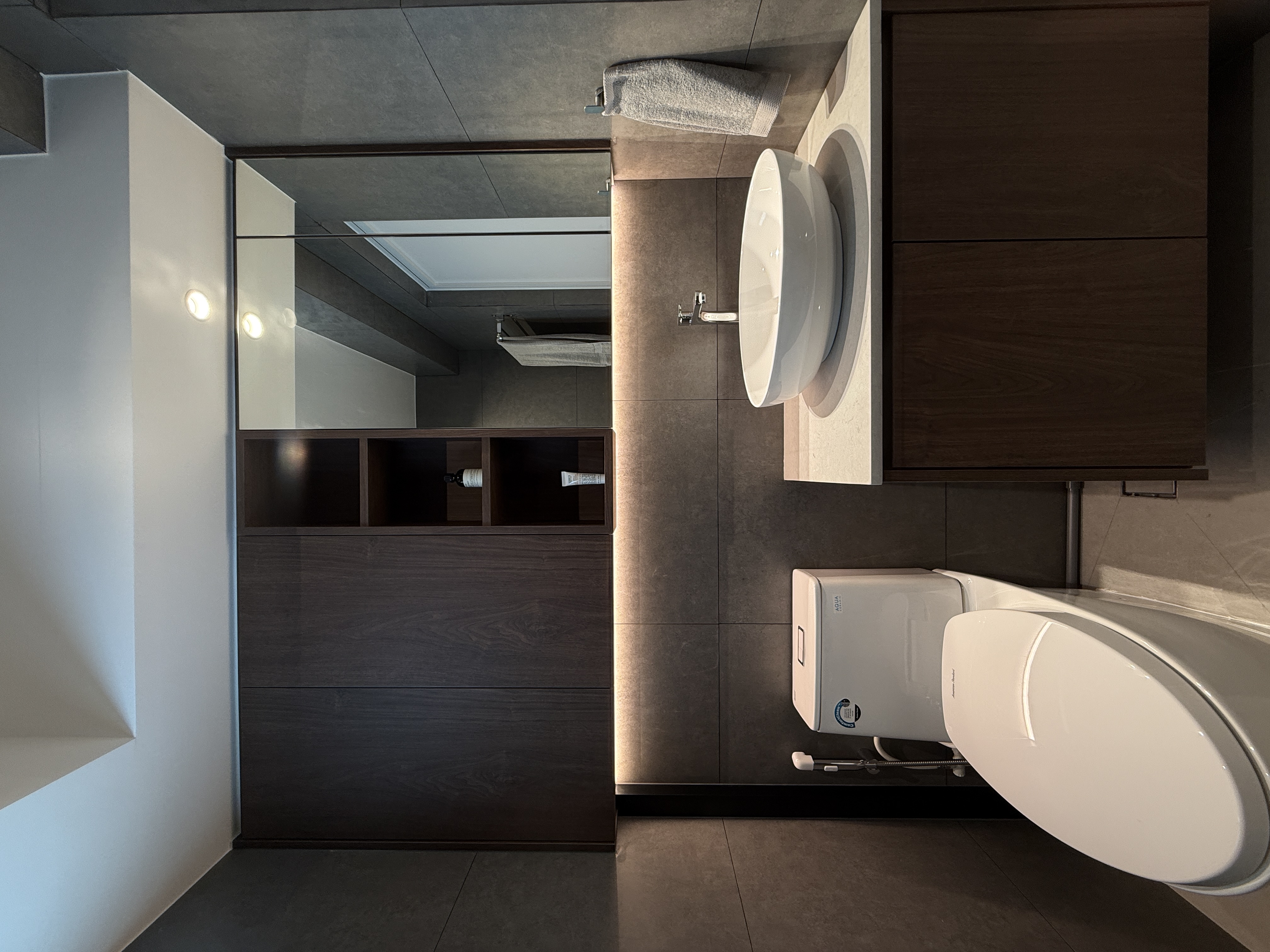 Master Bathroom Goals with Sleek lines and Smart Storage