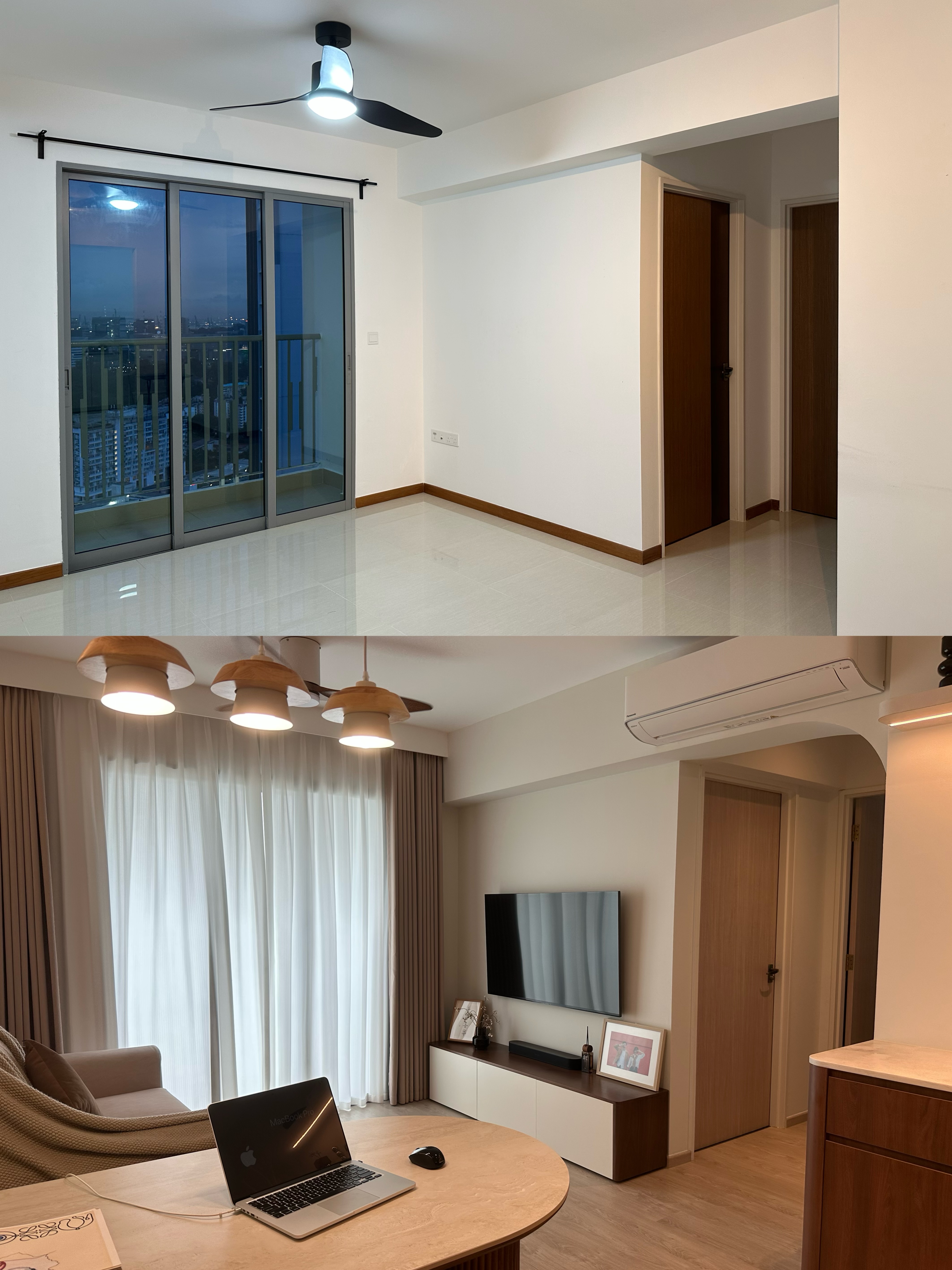 Our 3room Resale: Before vs After