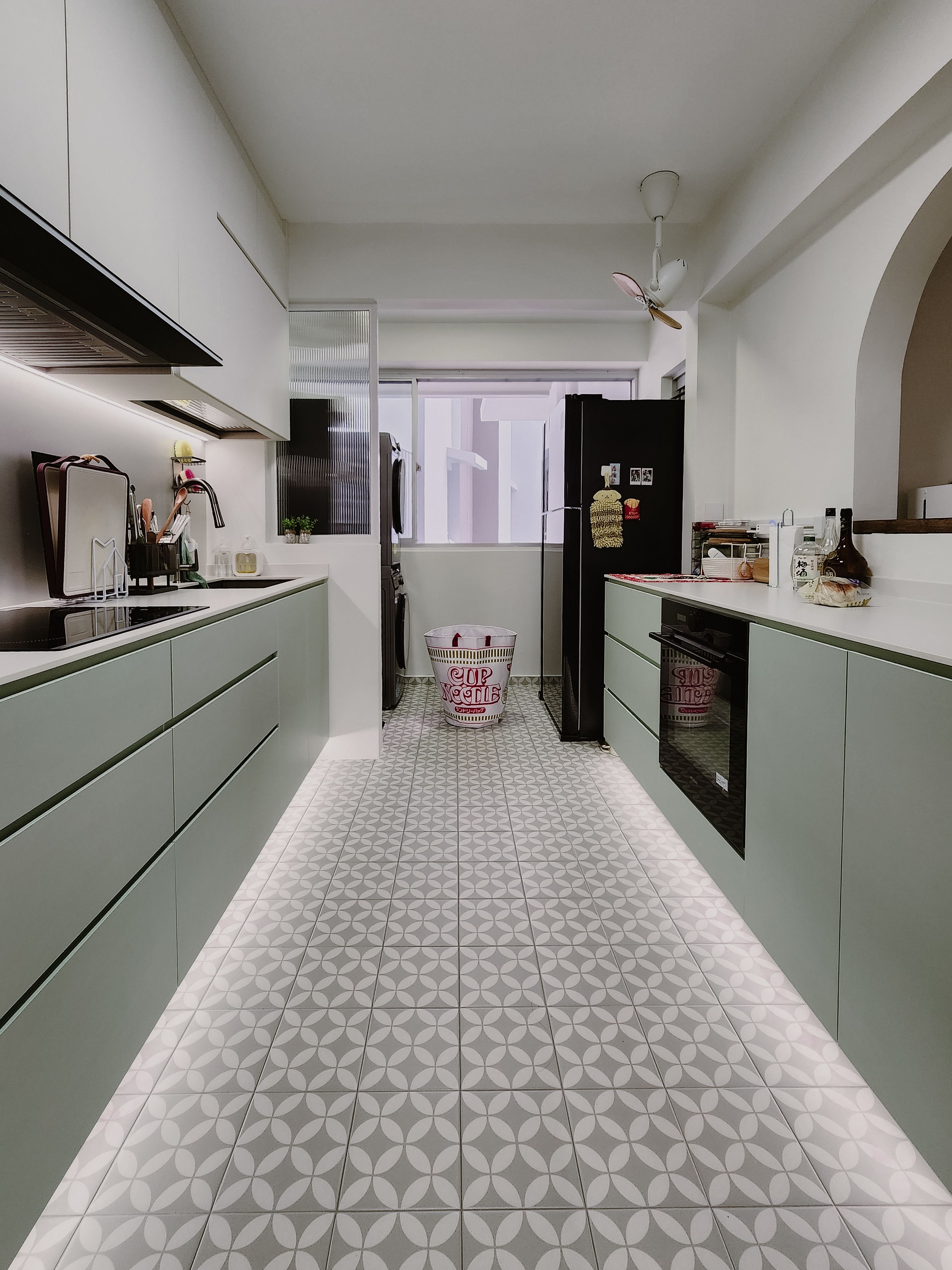 Budget friendly & space efficient service yard (without any carpentry)