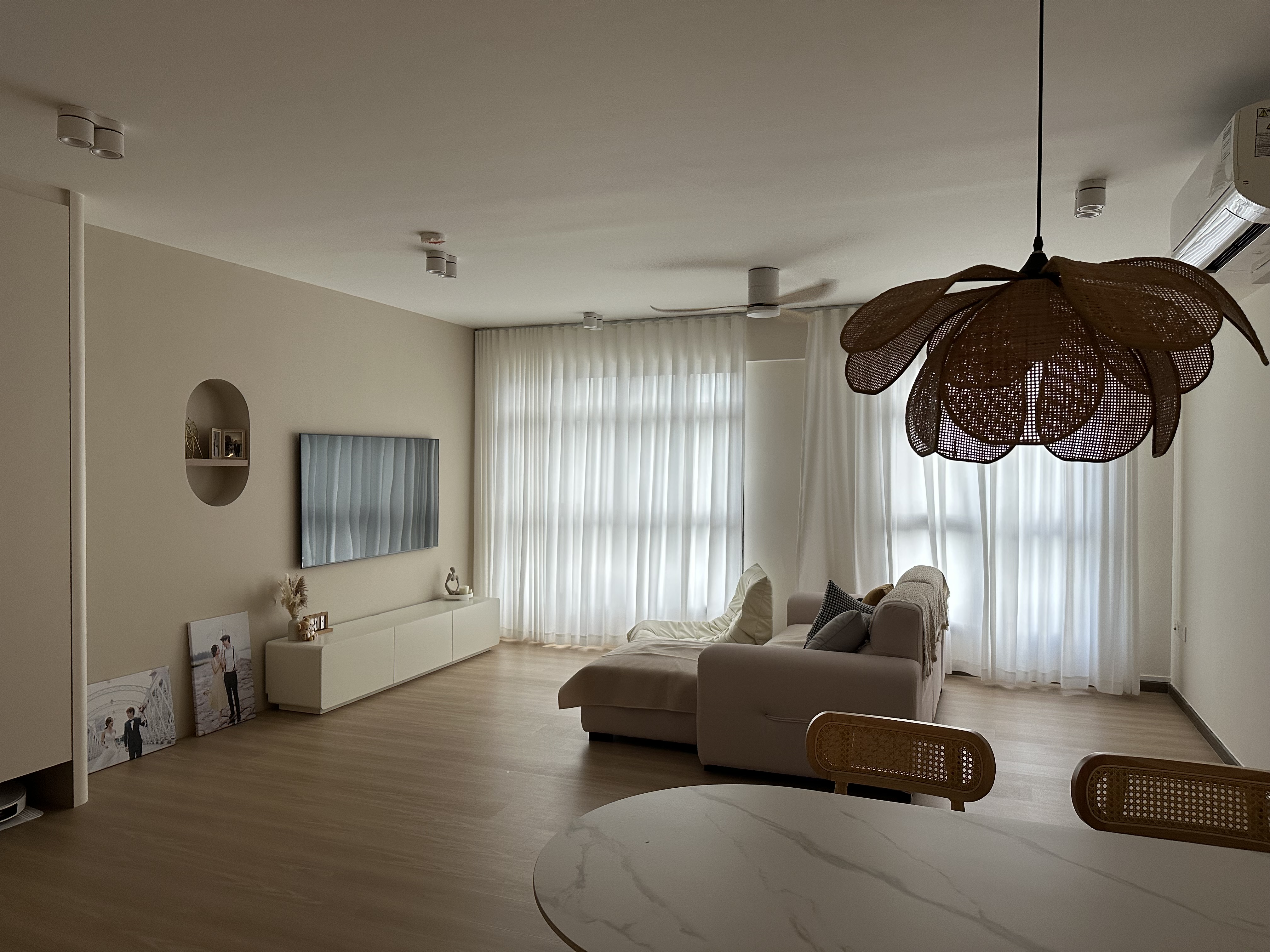 Our living room - Cream, Scandi, Minimalist