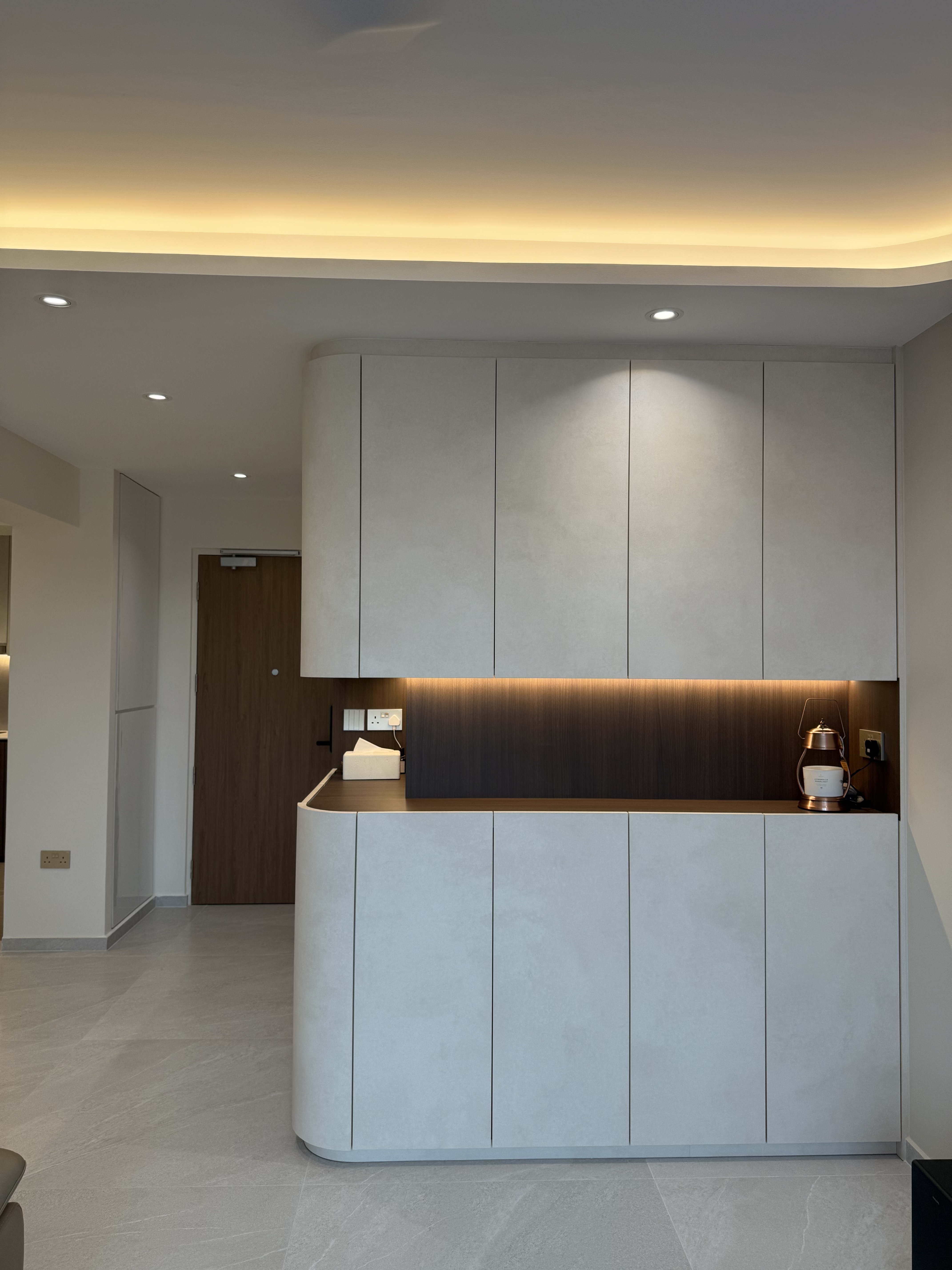 Our sleek and simple entryway