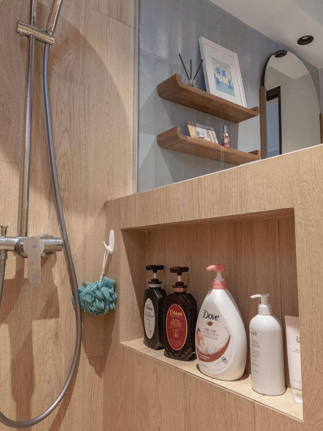 No boring showers here: An onsen-inspired bathroom with a modern twist