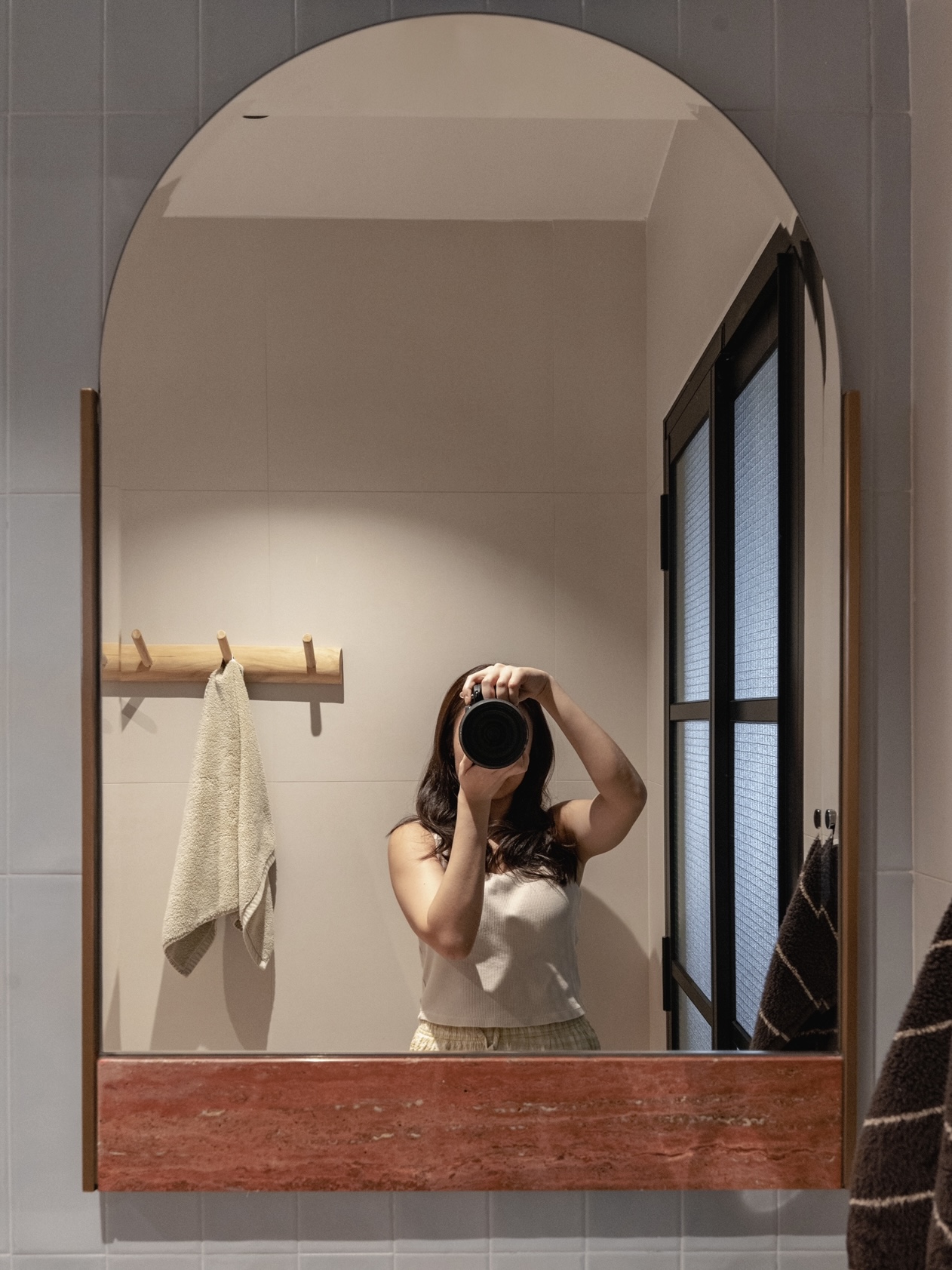 No boring showers here: An onsen-inspired bathroom with a modern twist